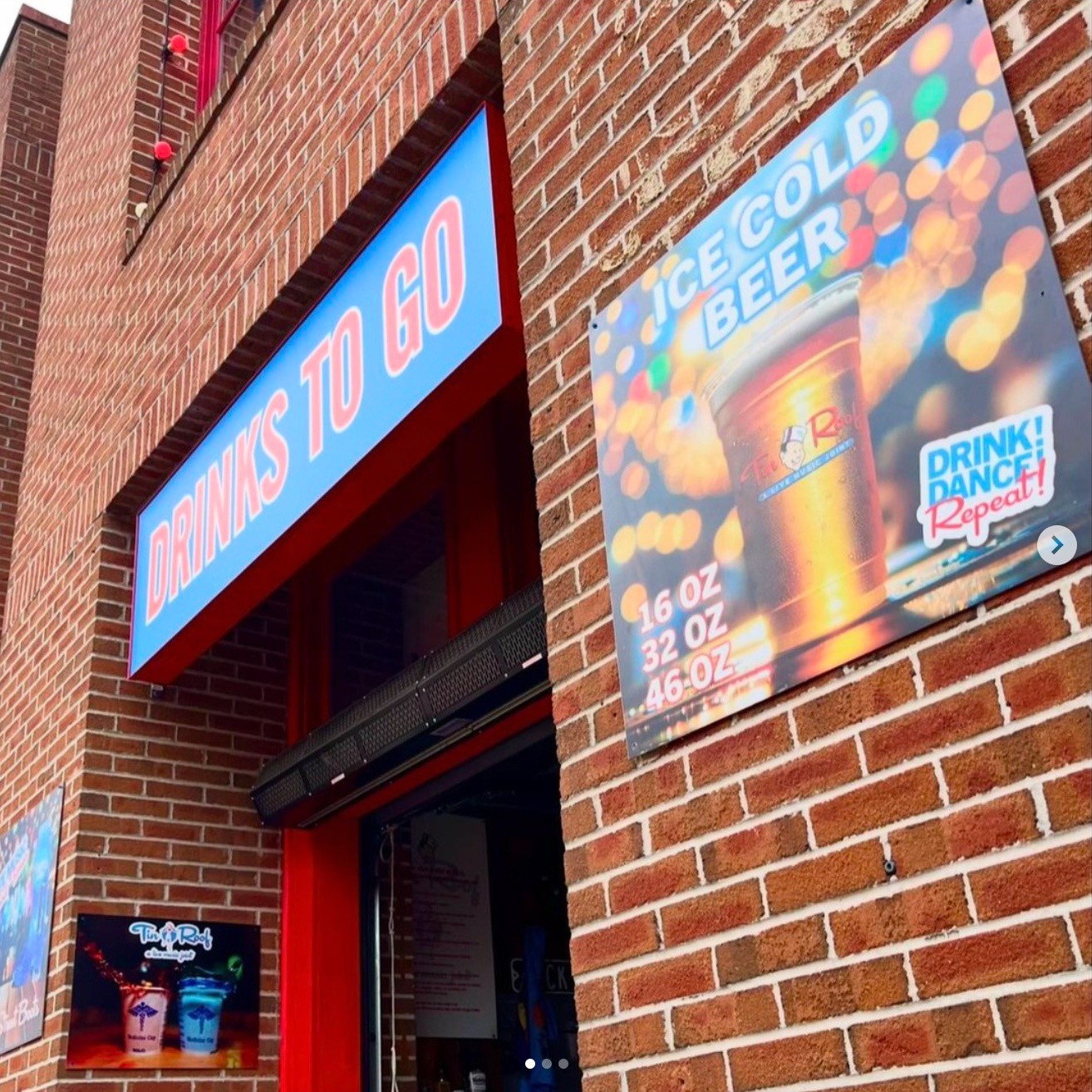 Signage Design: Beale St., Memphis "Drinks To Go Window"