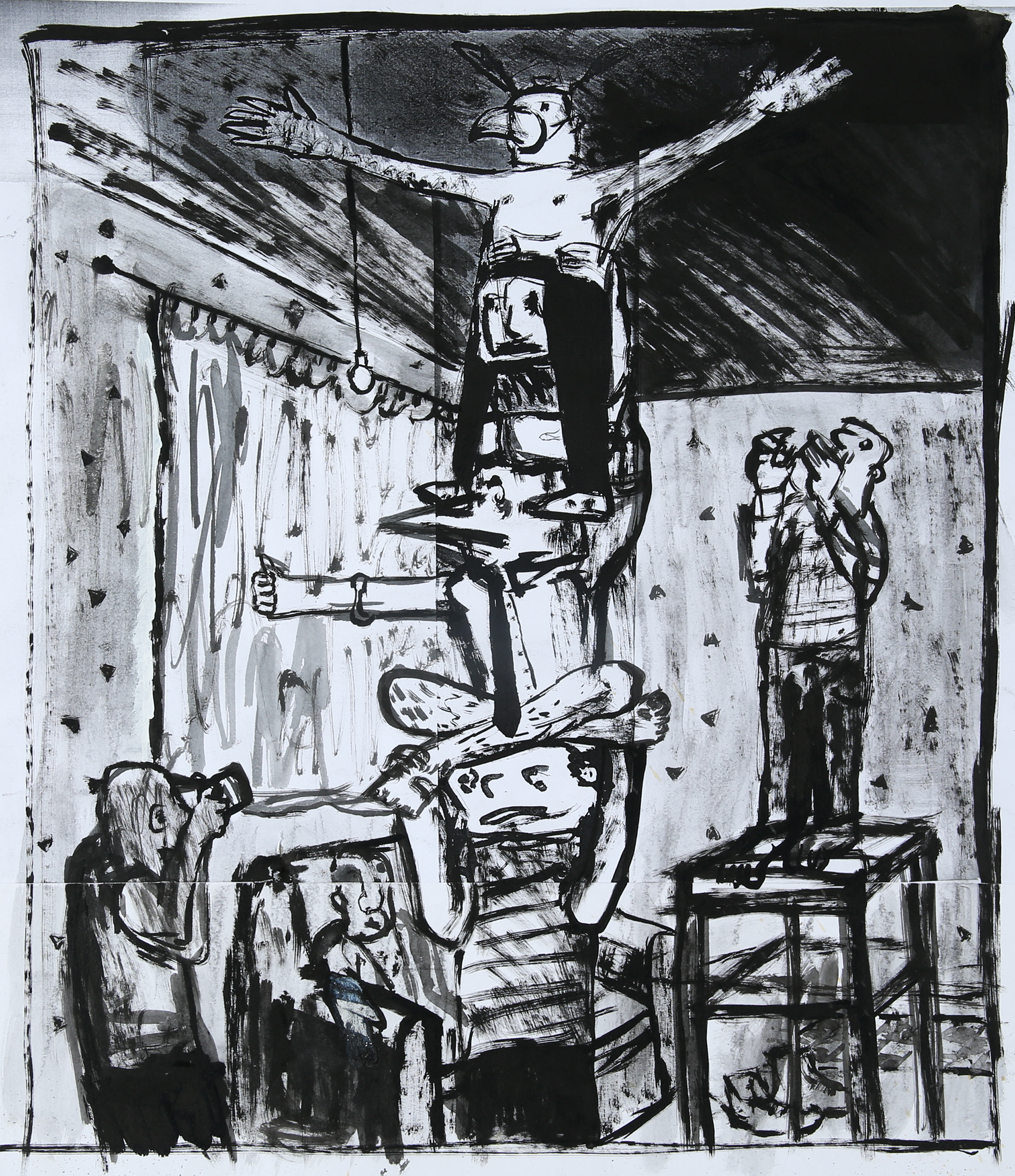 Totem pole Drawing