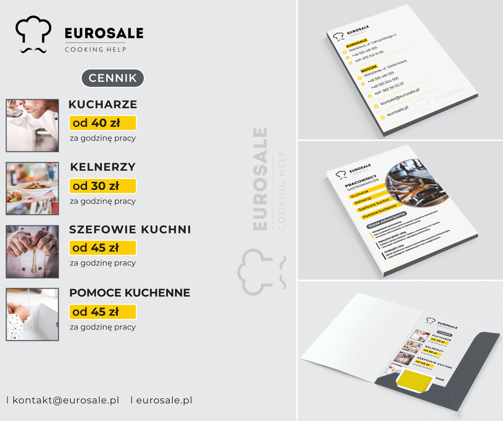 A proposal folder for "Eurosale."