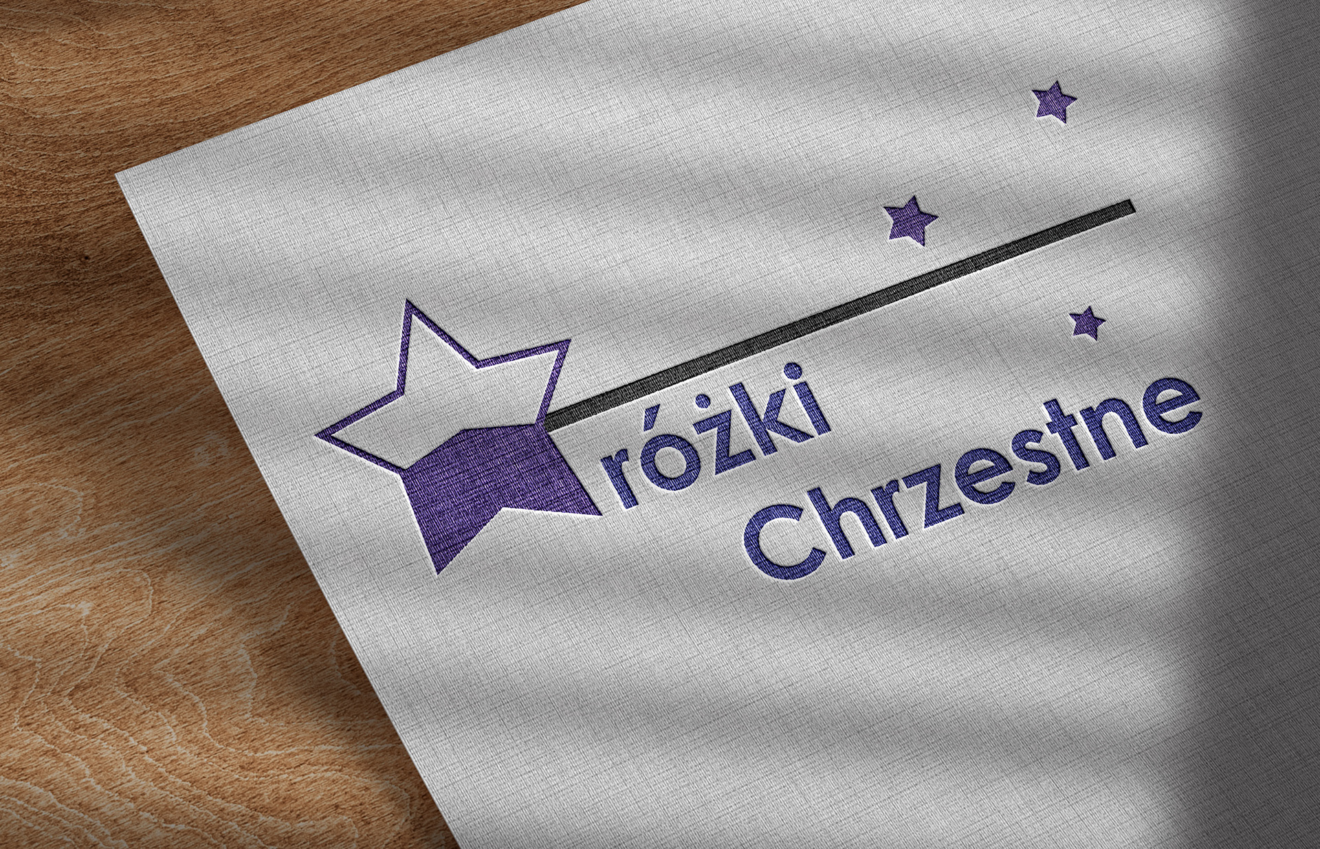 Logo designed for "Wróżki Chrzestne" company.