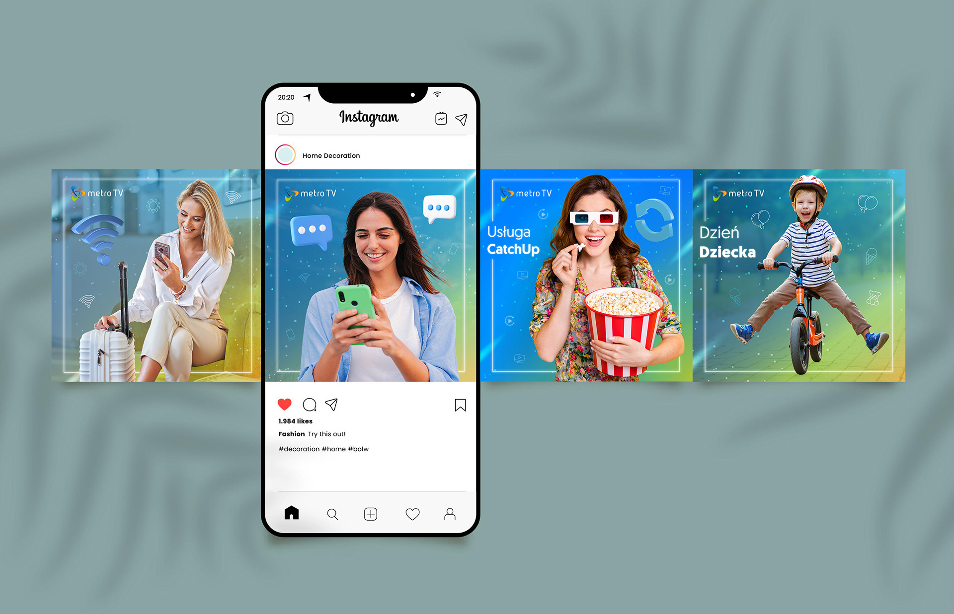 Graphics created for "Metro TV" in collaboration with Digone agency.