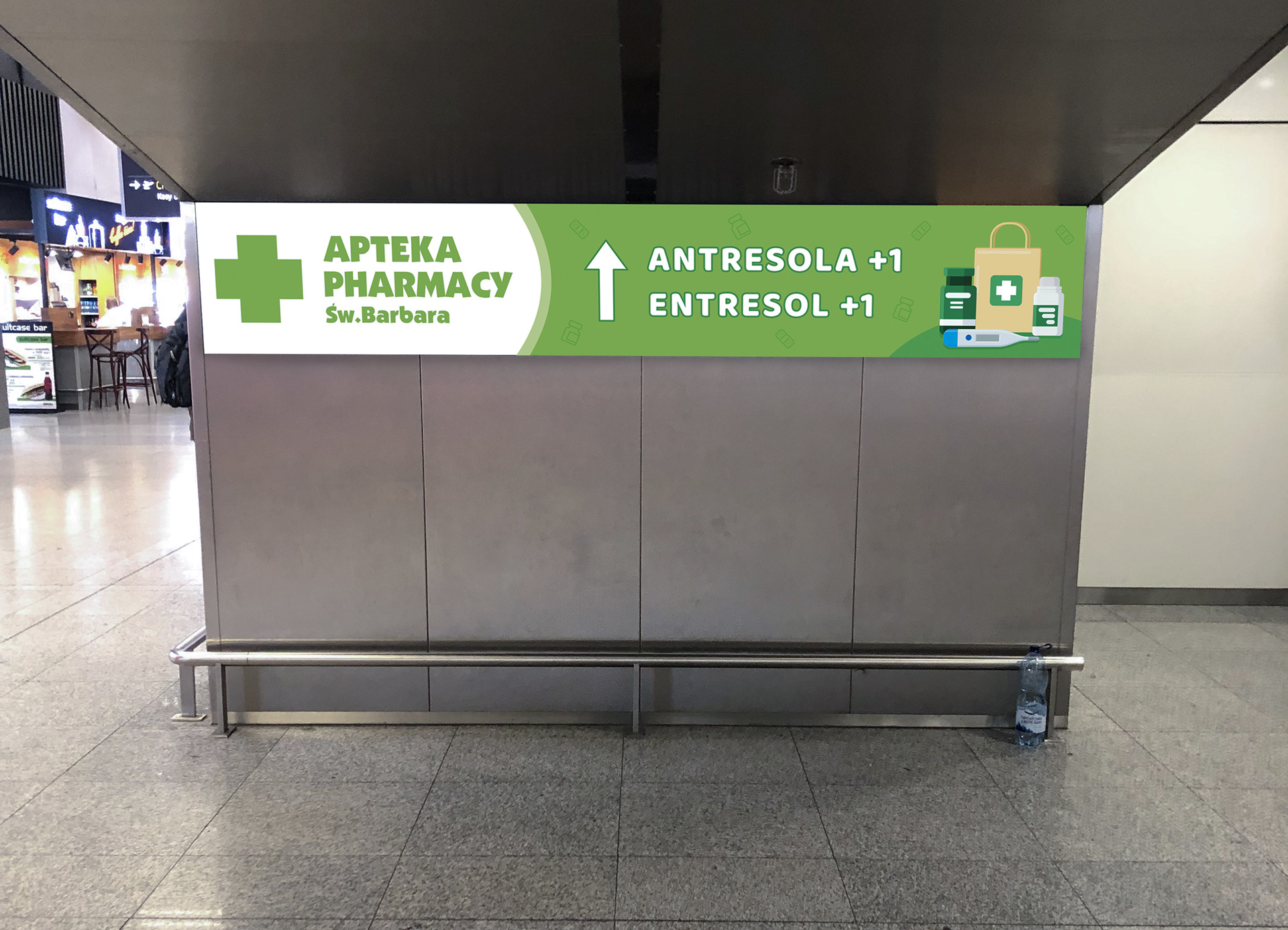 Banner created for "Św. Barbara" Pharmacy in collaboration with Agency 1A.