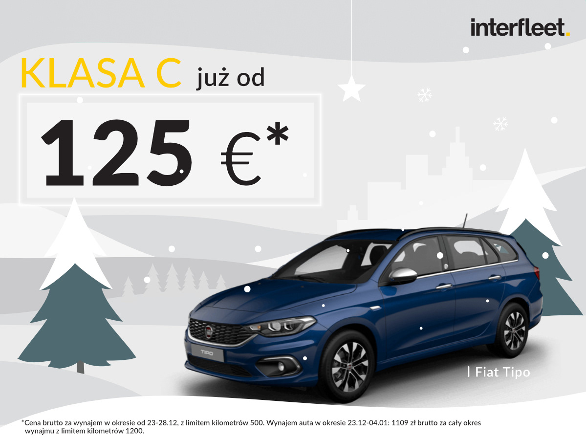 Graphic designed for "Inter Fleet," specializing in car rentals.