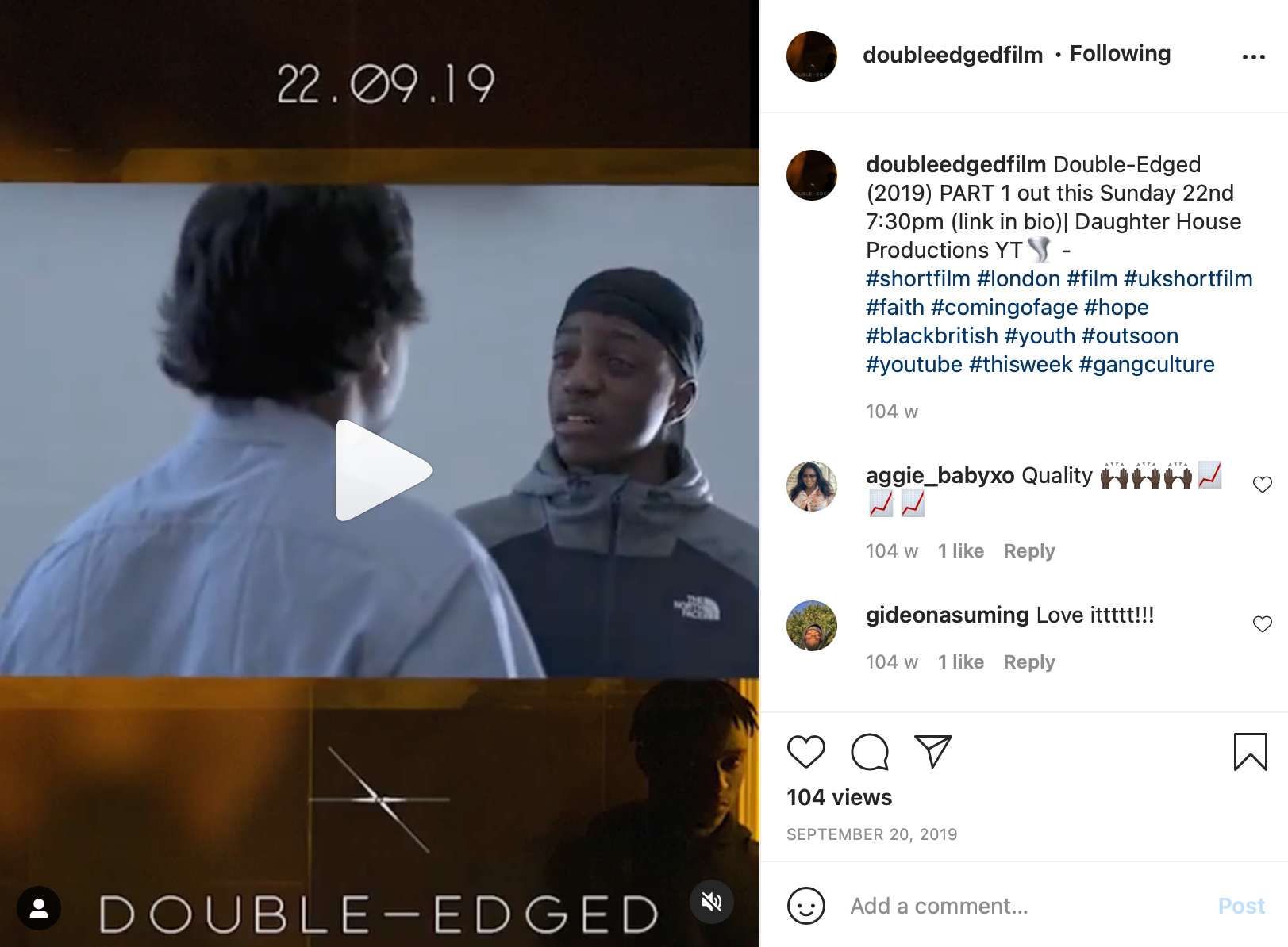 Instagram Video Graphic Template