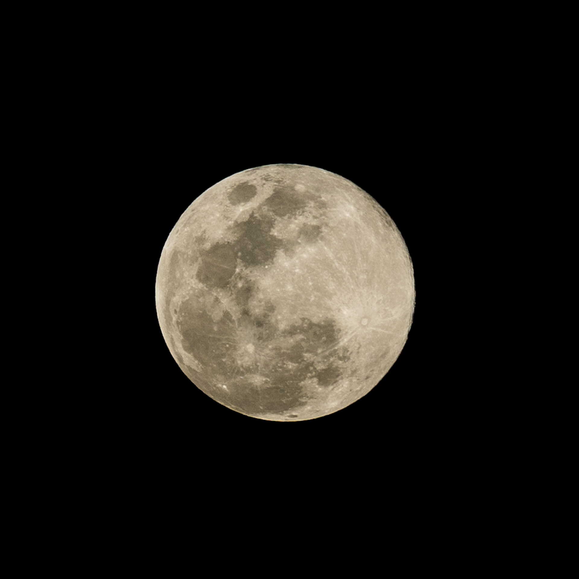 The first full moon of the year