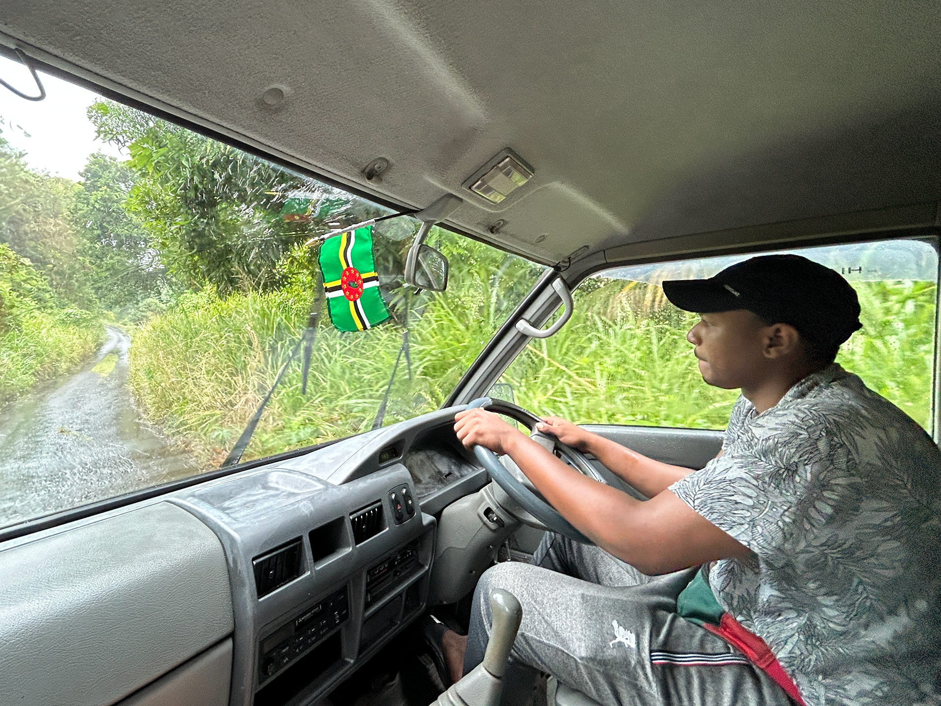 Brent, our local guide, showing us around Dominica