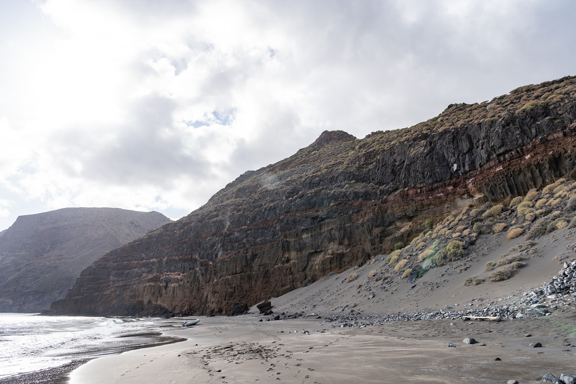 Much of the Canary Islands is covered in black sand, from the volcanic rock that makes up each of the islands
