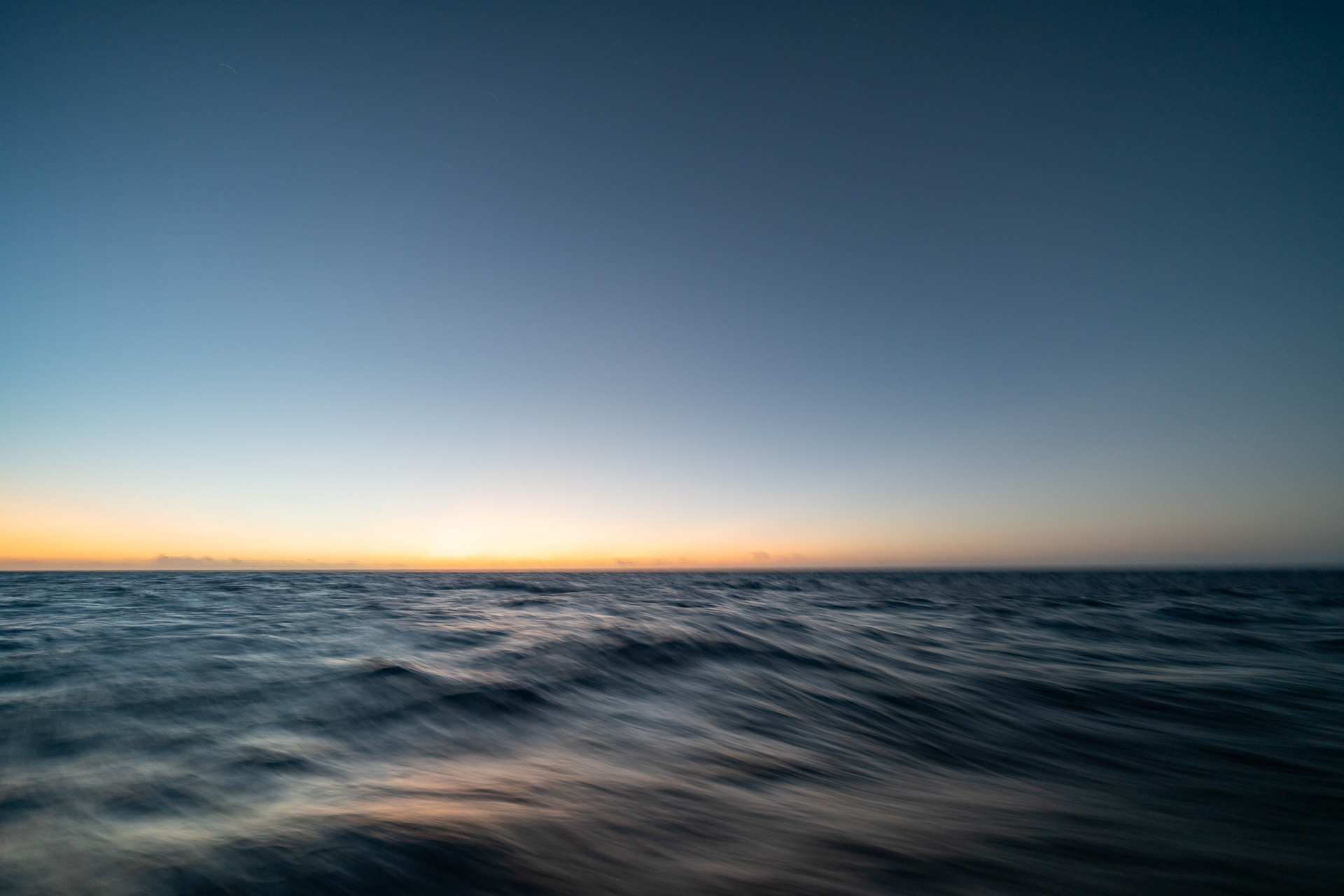 Serene blue hour