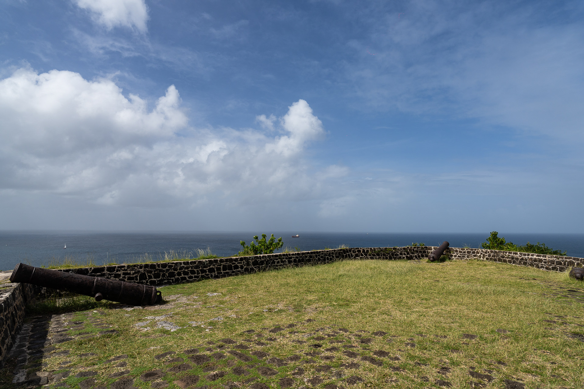 Fort Rodney provided an expansive view as a lookout during World War 2