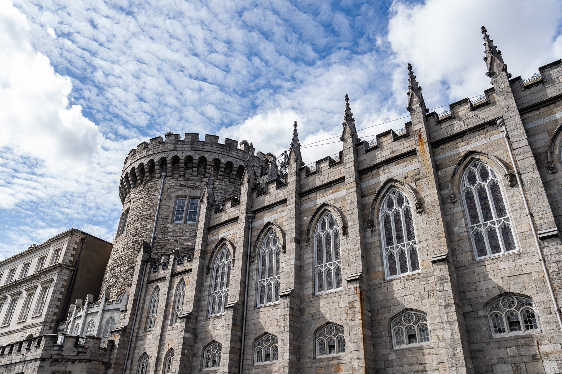 The historic Dublin Castle, first built over 800 years ago