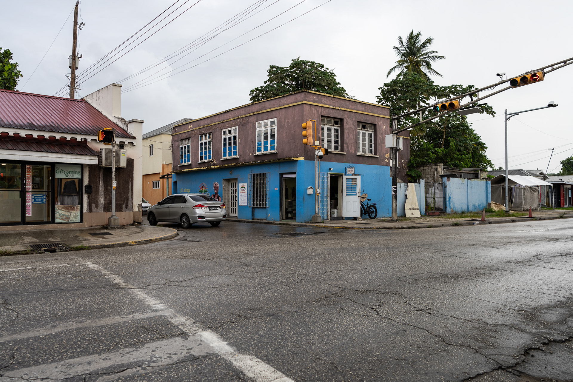 A street intersection near Speightstown