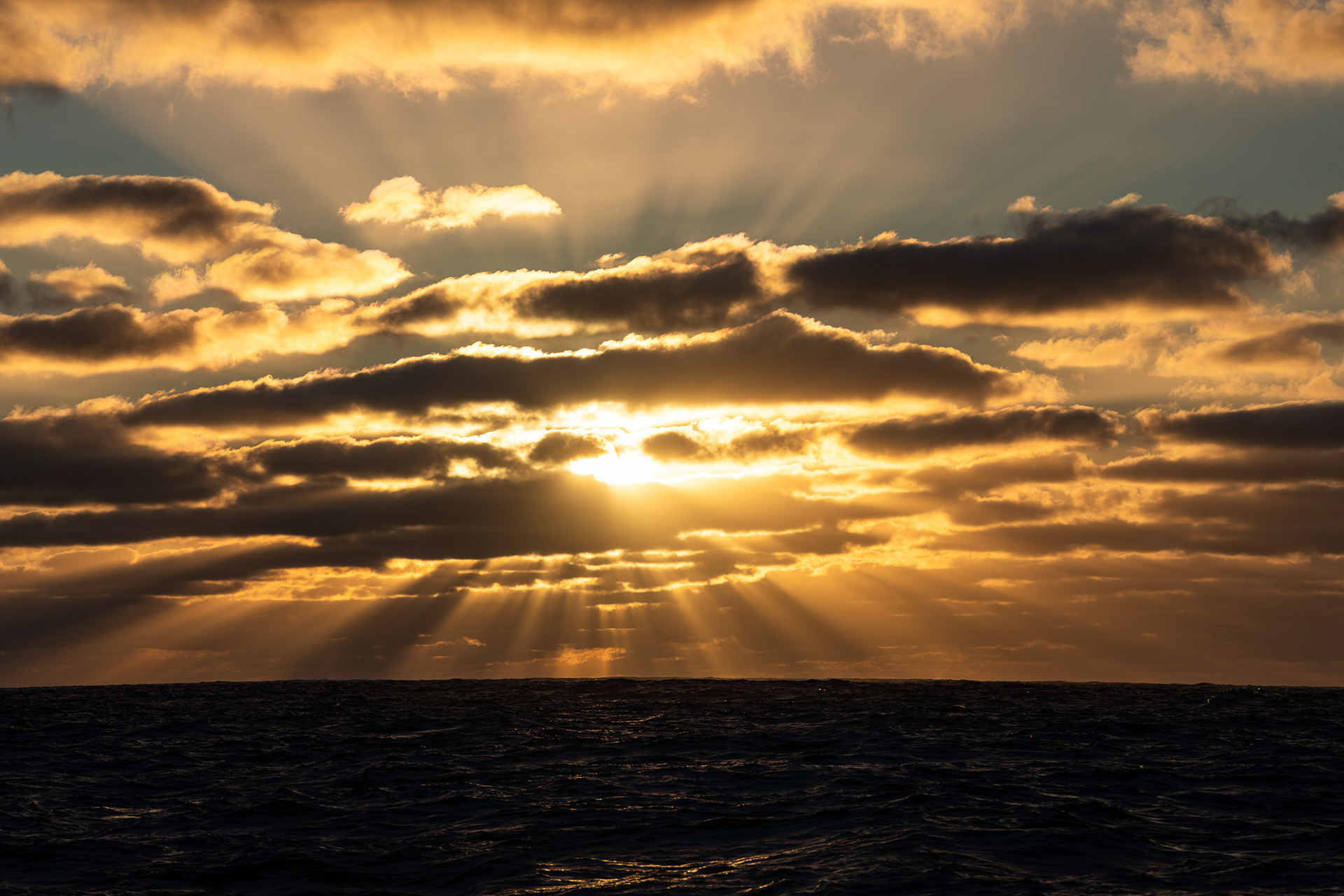 One of the most stunning sunsets to date