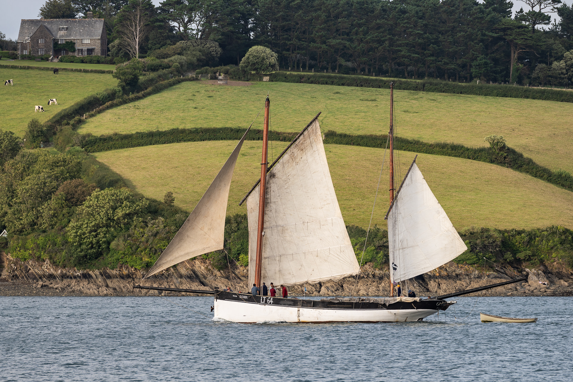 The rolling greenery of the Wales