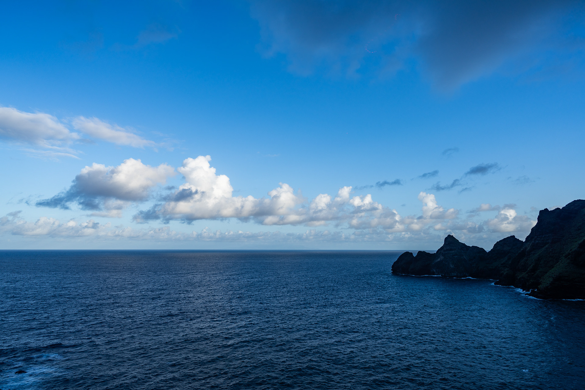 And the view out into the open ocean