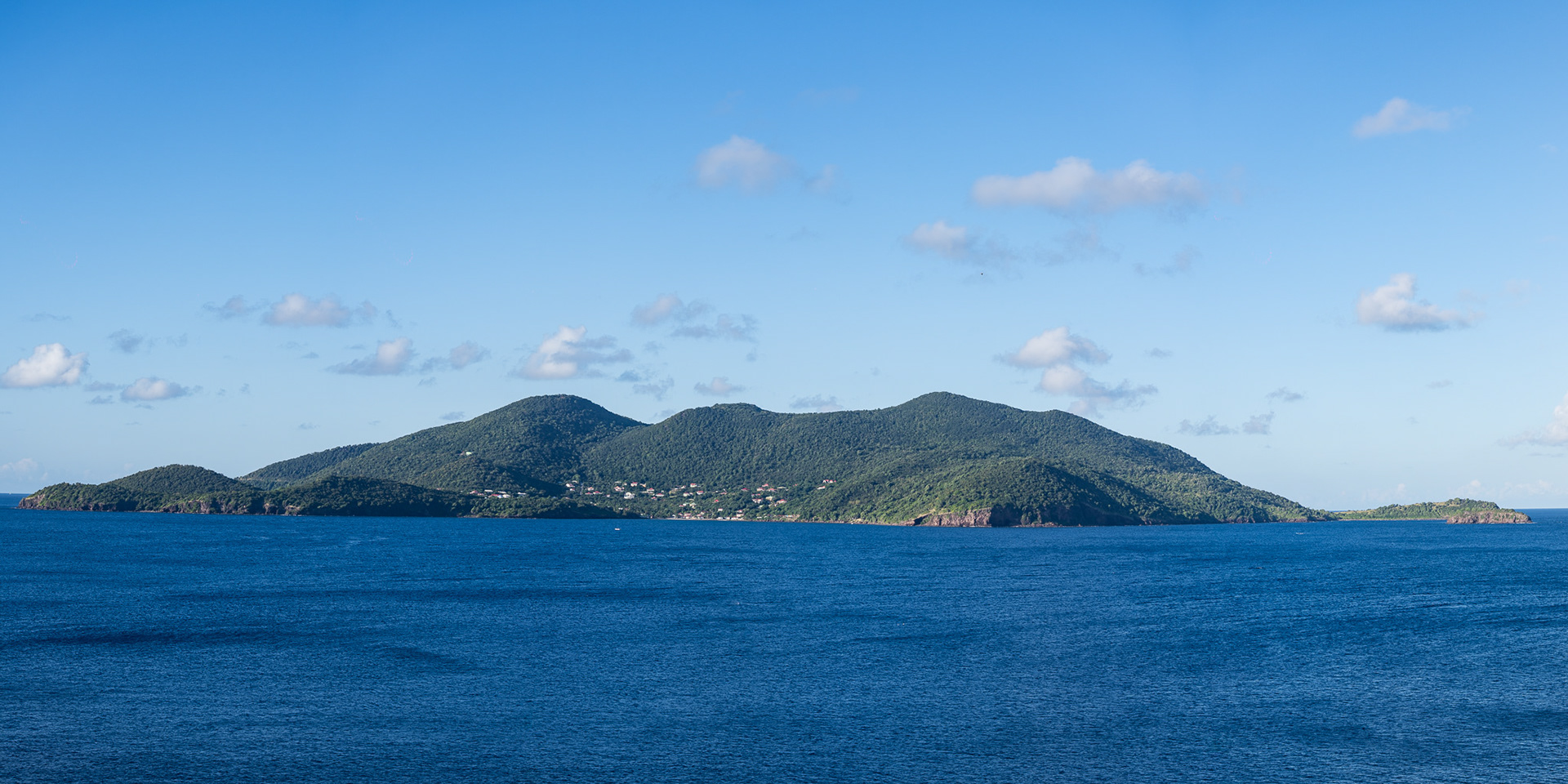 Terre-de-Bas, one of the islands in the Les Saintes archipelago south of Guadeloupe