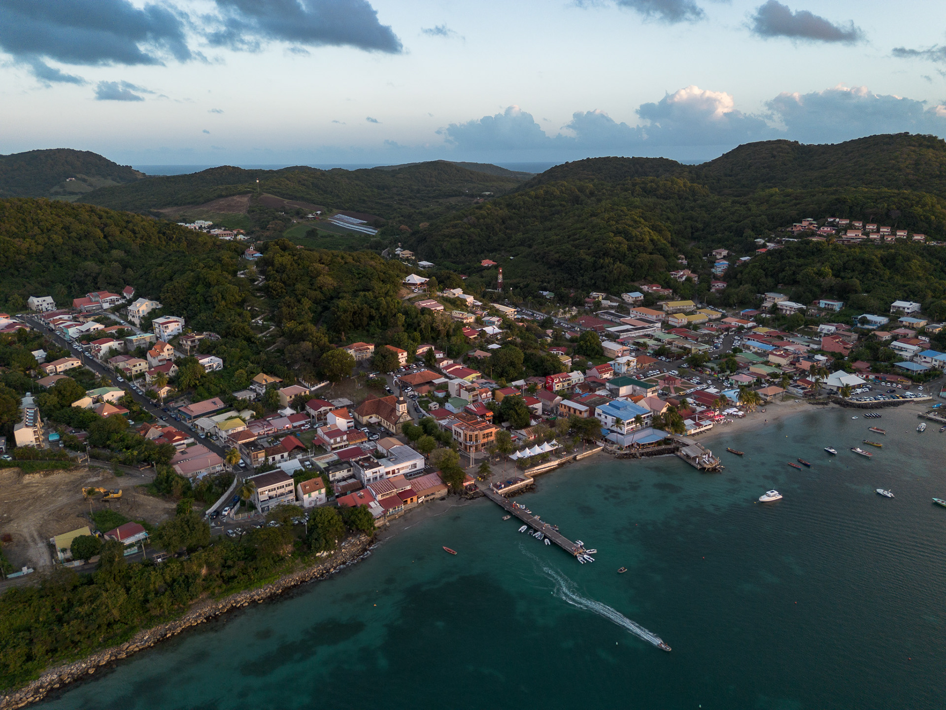 The quaint town of Sainte-Anne, Martinique, situated just besides Le Marin.