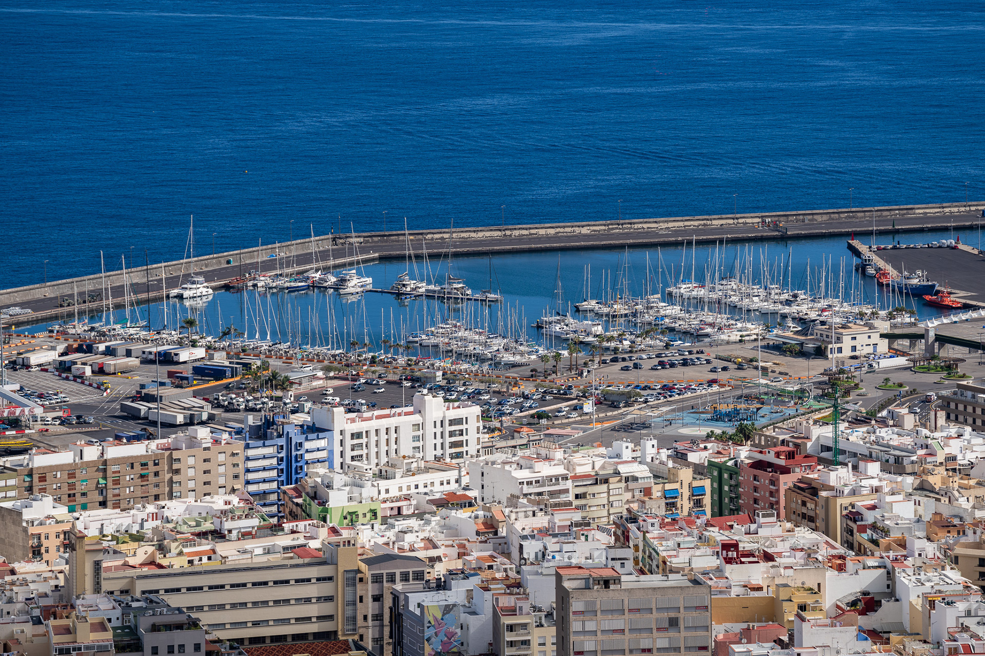 Marina Santa Cruz, where we're currently staying