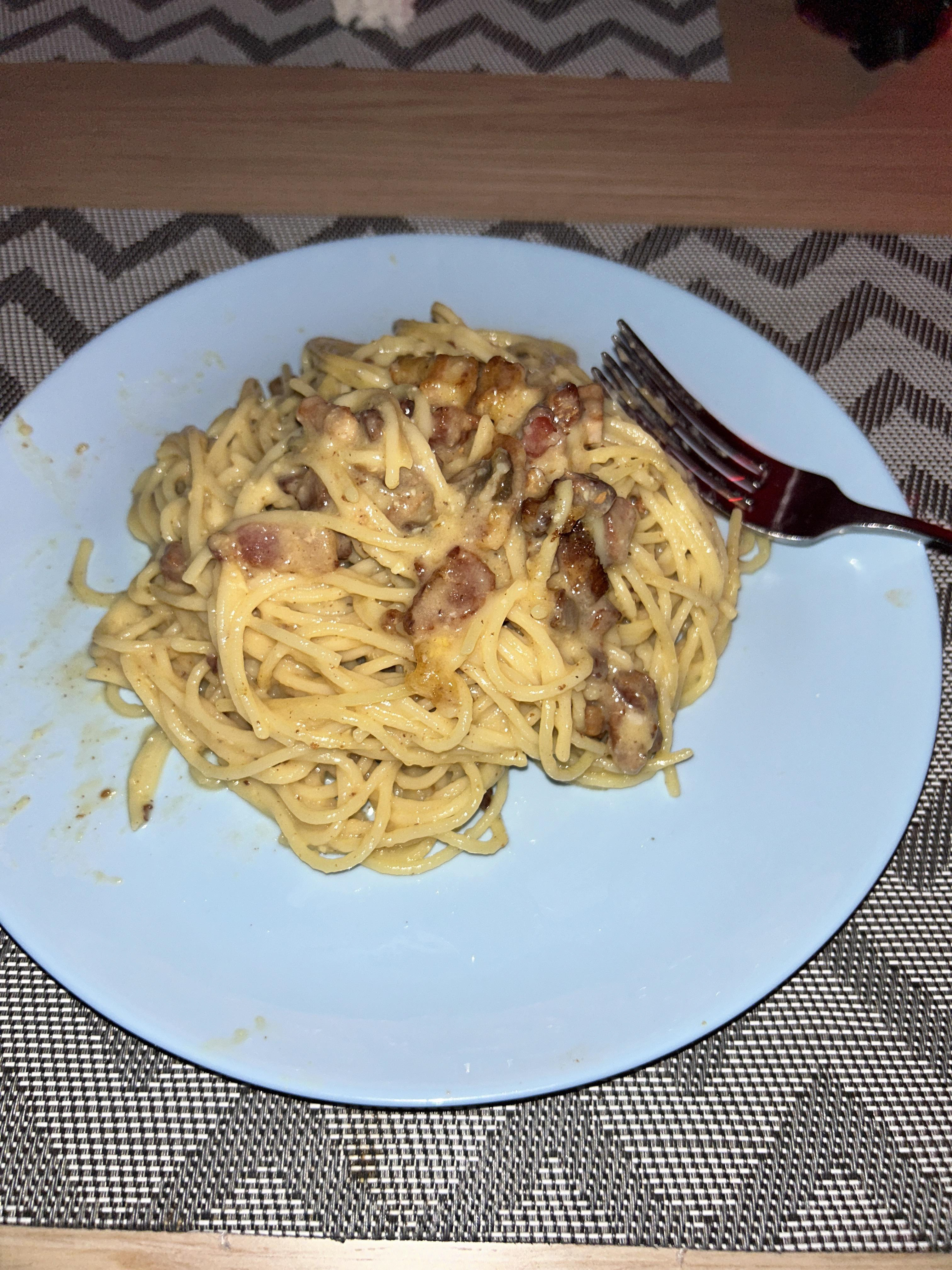 Carbonara, a crew favorite