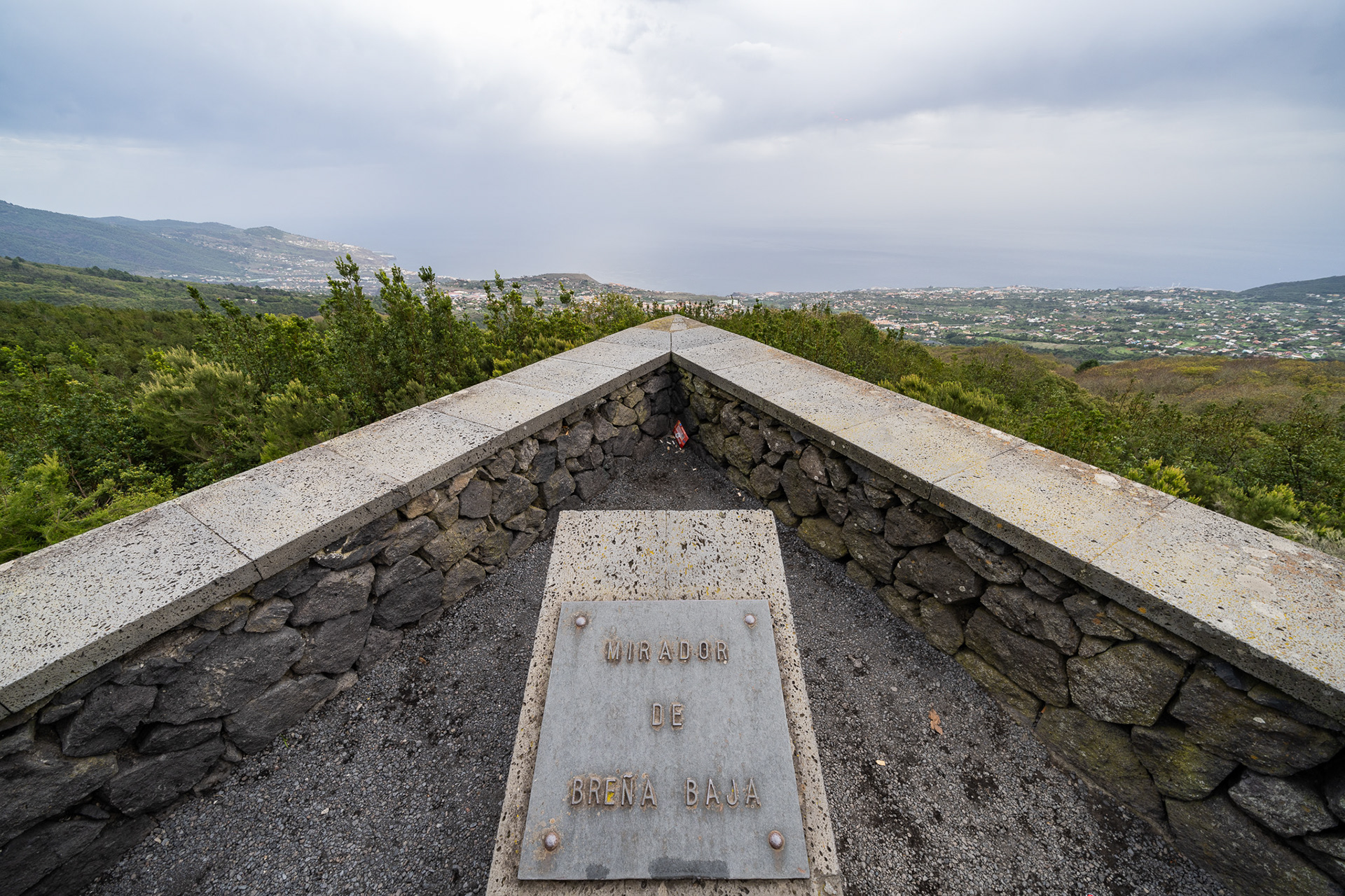 Mirador de Breña Baja, overlooking Santa Cruz de La Palma and surrounding areas