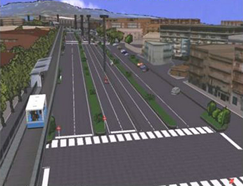 riqualificazione del viale della libertà tramite funicolare