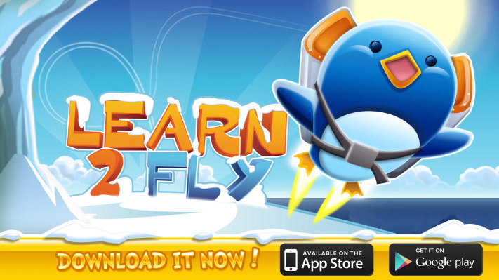 Hello, I'm Flo - Interactive Art Developer - Title Designer - LEARN TO FLY 2  - Game trailer
