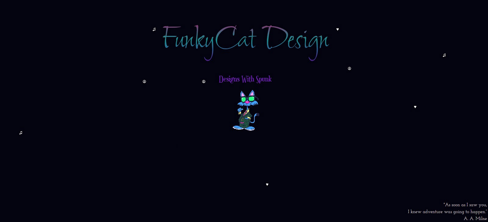 FunkyCat Design Website