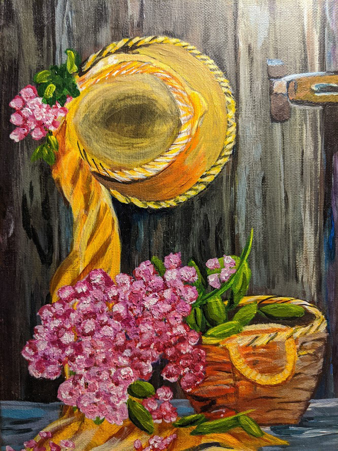 In The Garden Acrylic