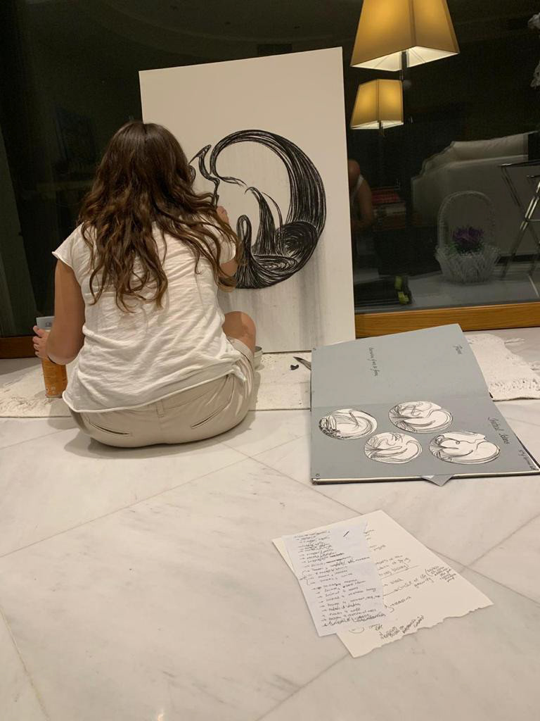 Creating "Life is a circle"