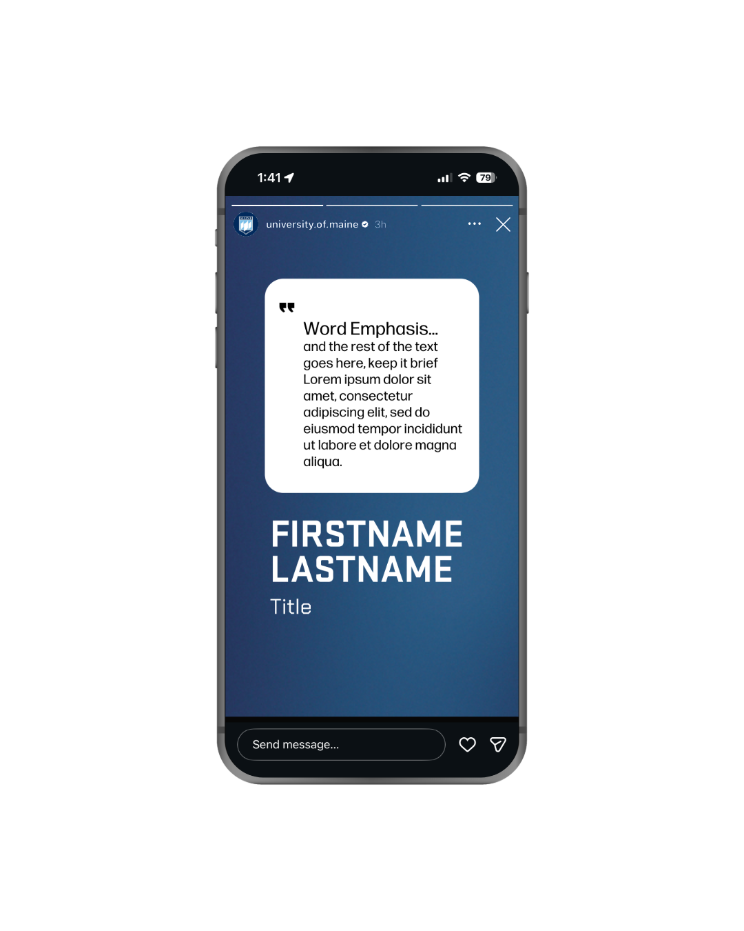 Vertical Quote Story Template