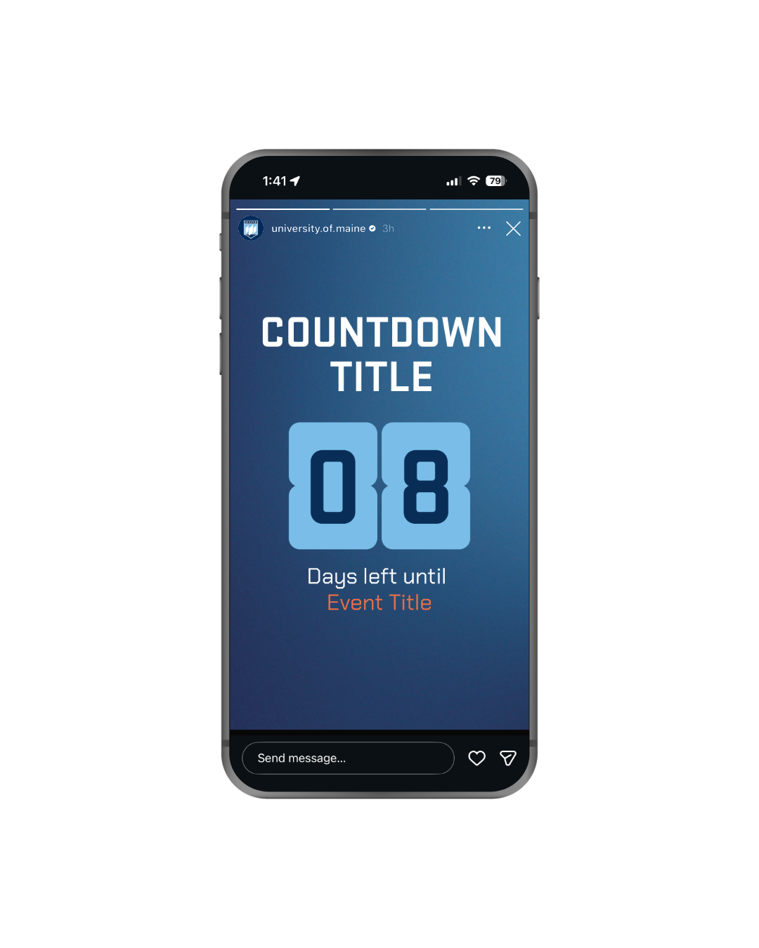 Vertical Countdown Story Template