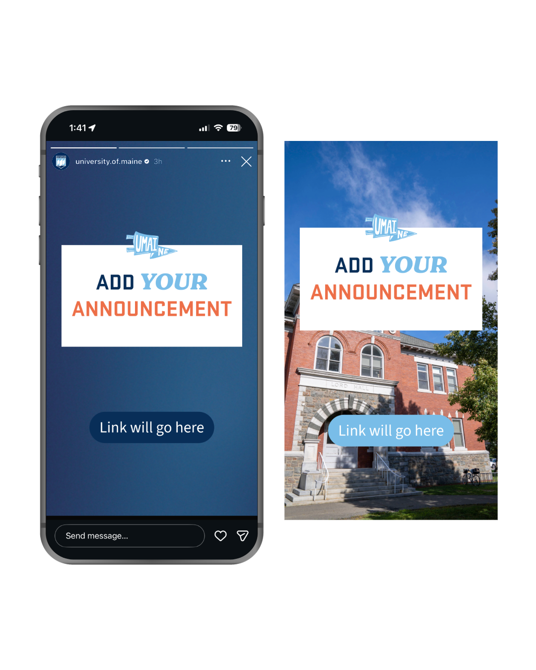 Vertical Announcement Story Template