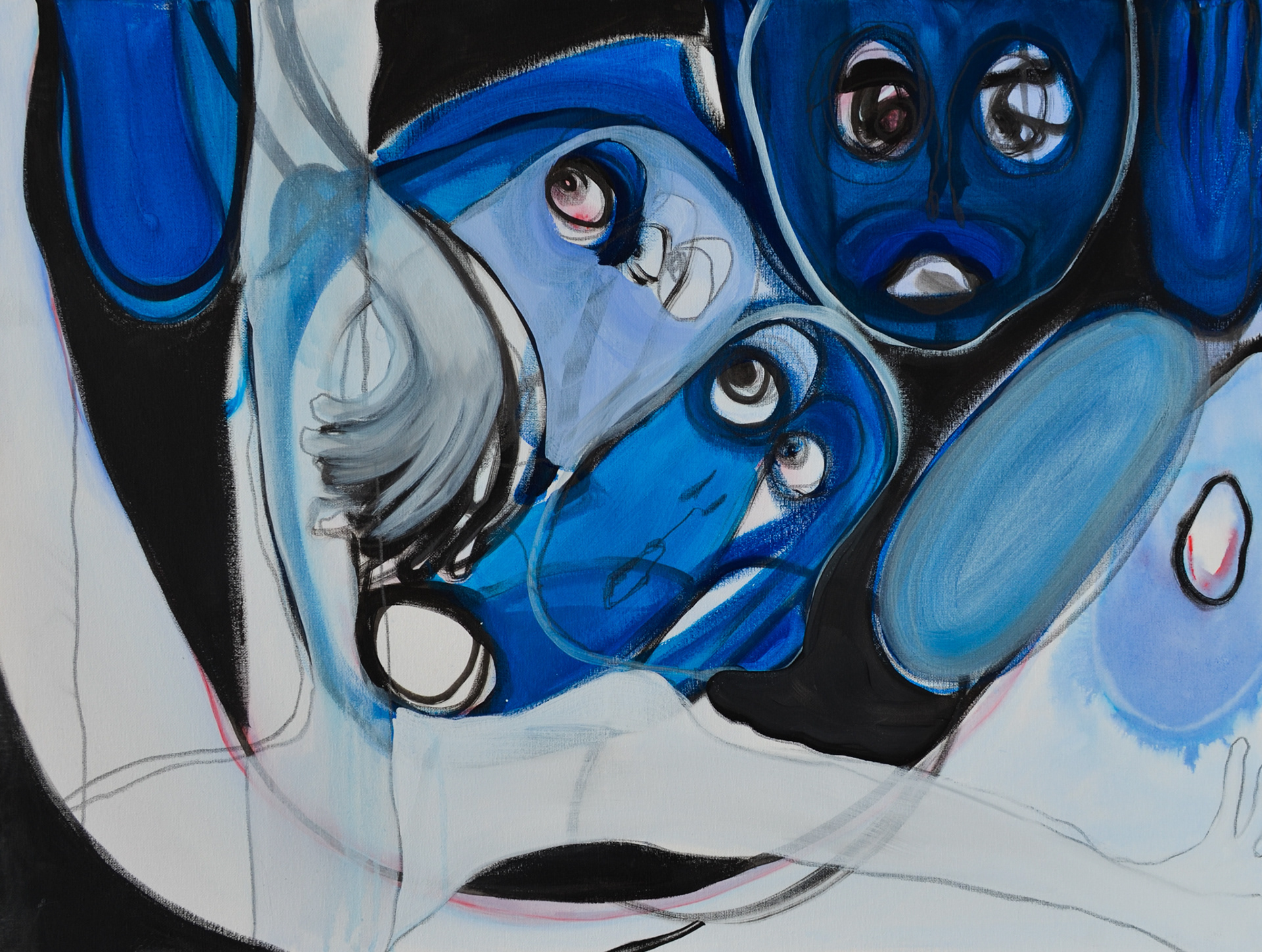 What Is It the Blue of the Sky?, 2024 (Acrylic, canvas, 60x80 cm)