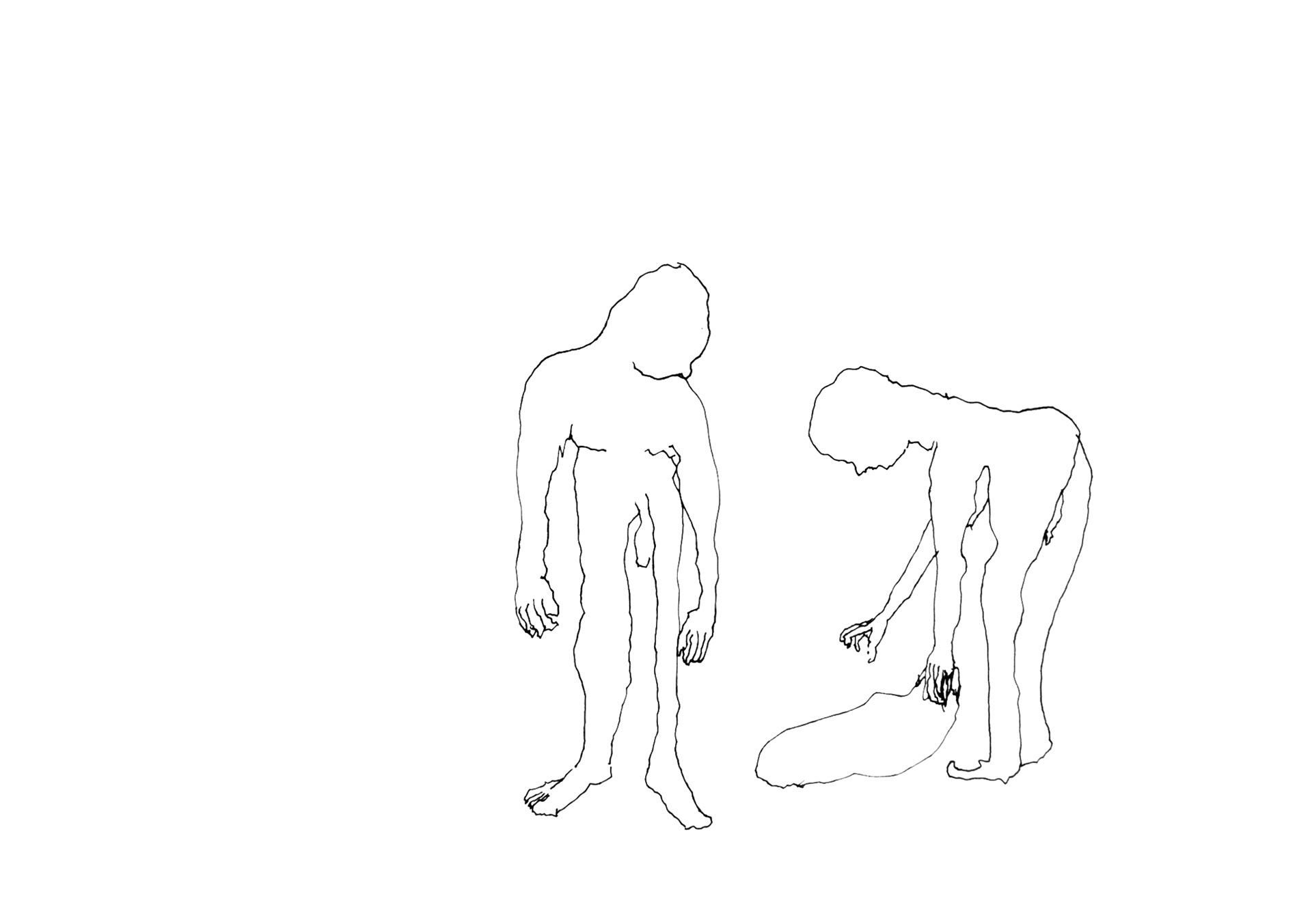 Bellies, 2022 (Ink, paper, A4)