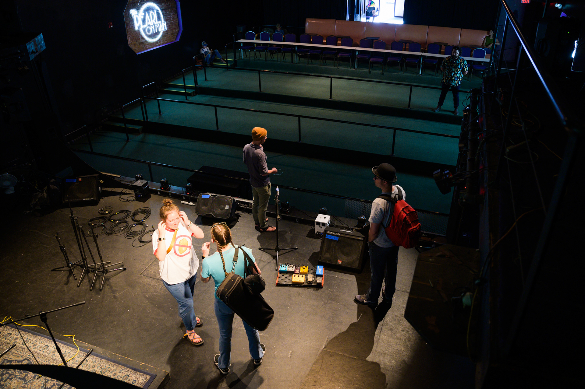 Checking out the space