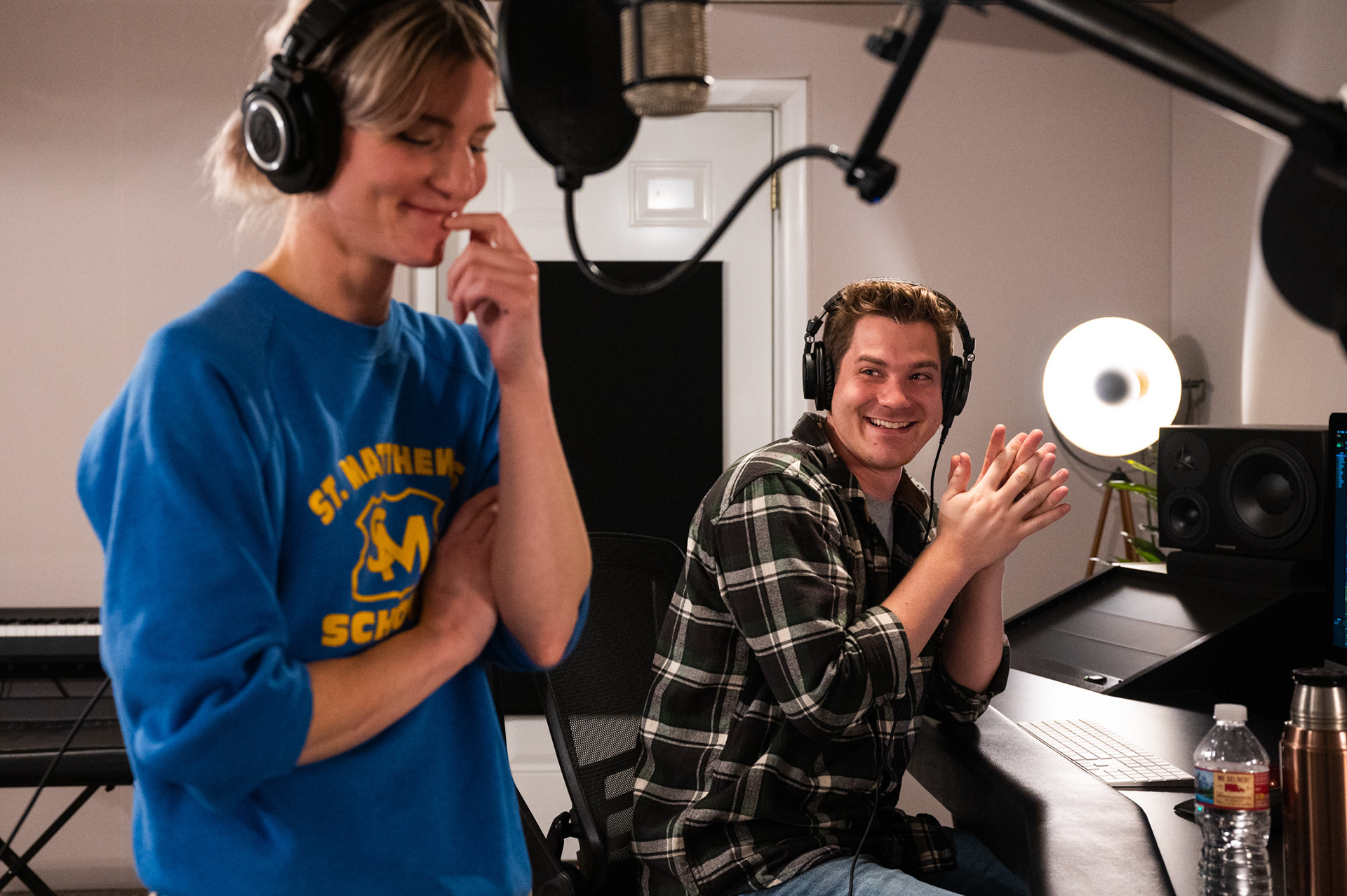 Listening back to the tracks