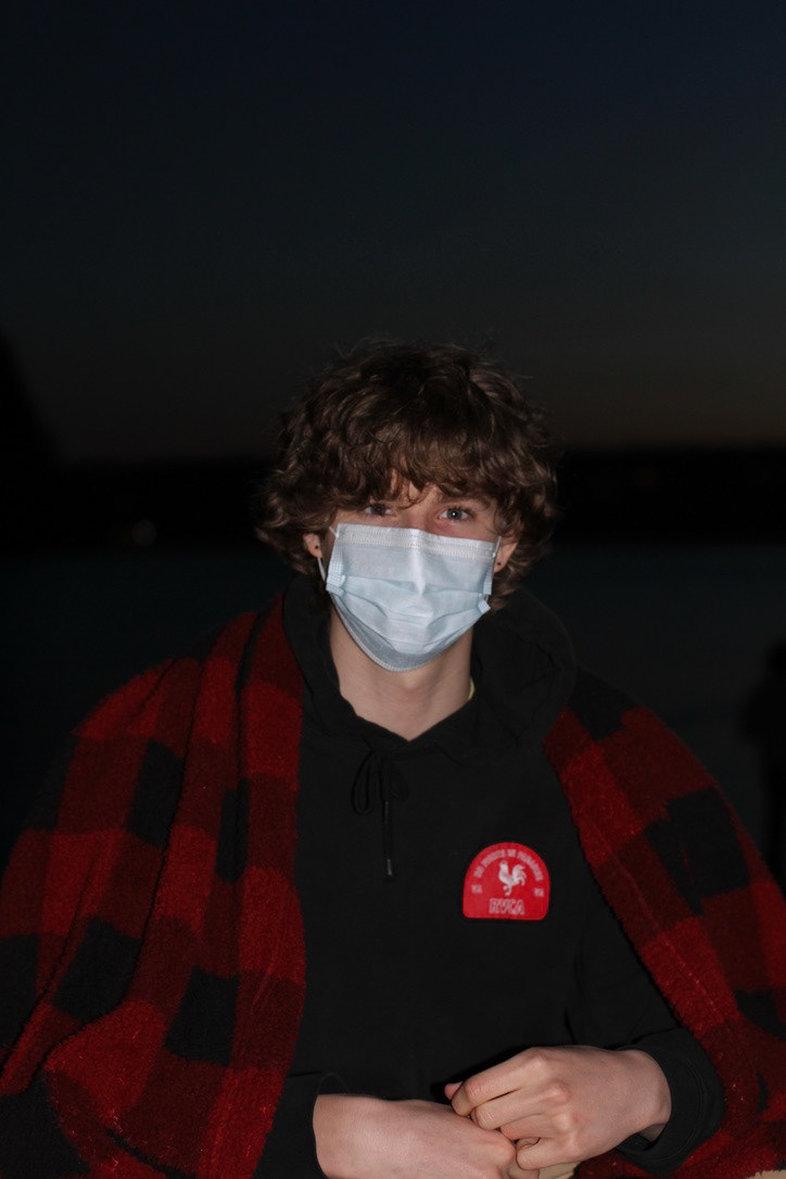 “I usually like to smile at people when I’m in the store or town. With masks, it just looks like I’m narrowing my eyes at them, as if I’m challenging them to a fistfight.” Rowan Schroder, Senior