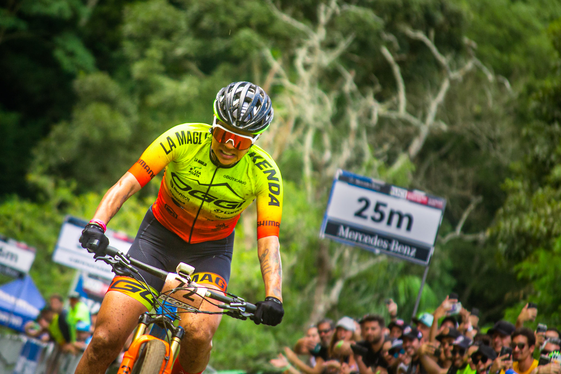 Raiza Goulão (Oggi) finished the XCO of the MTB World Cup, in Petrópolis, in 31st position. She was the Brazilian with the best result in the competition - Petrópolis, Brazil - April 10, 2022.
