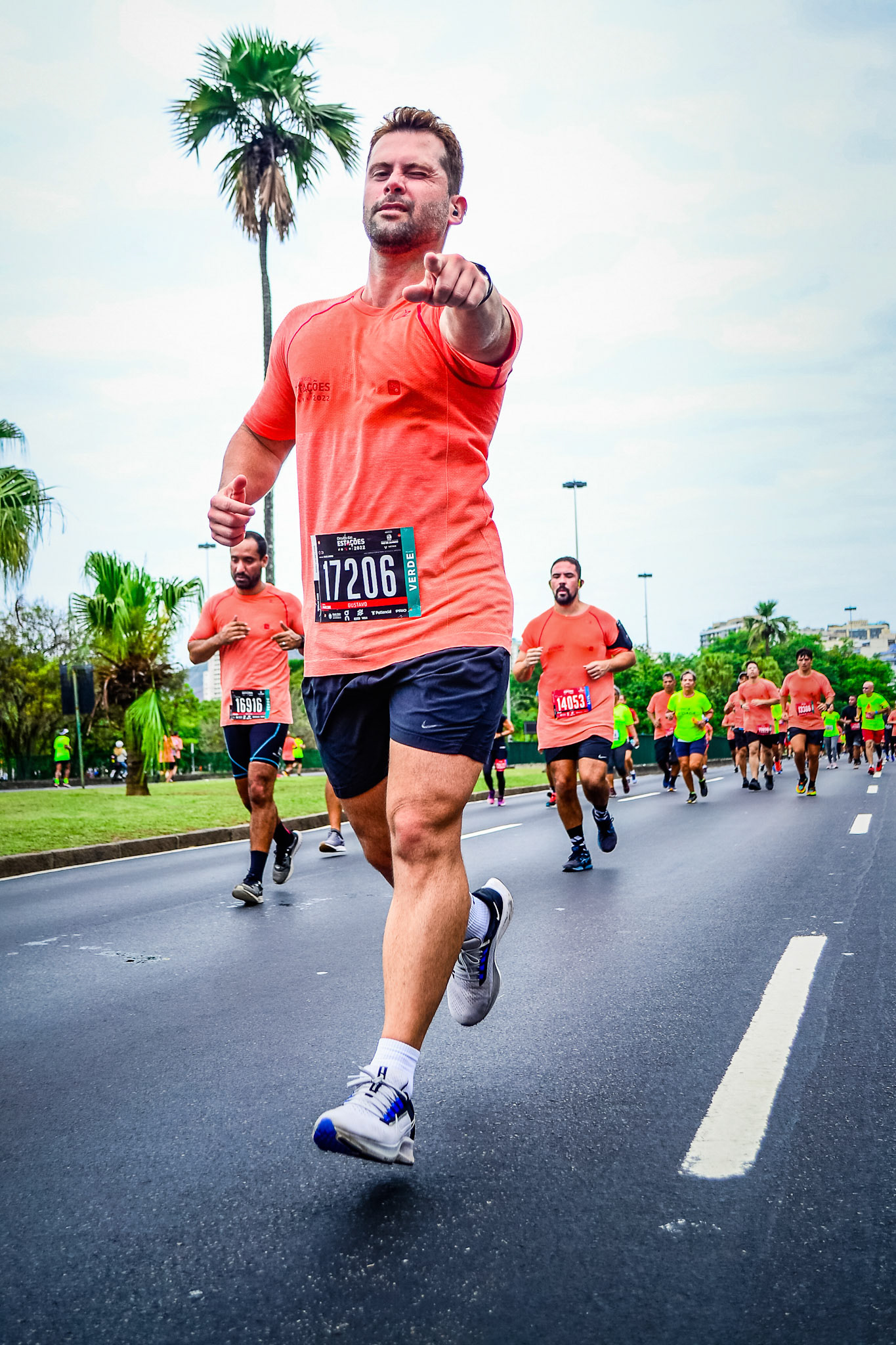 Rio de Janeiro, Brasil - 25 de setembro de 2022: atleta participa da corrida Circuito das Estações, etapa primavera