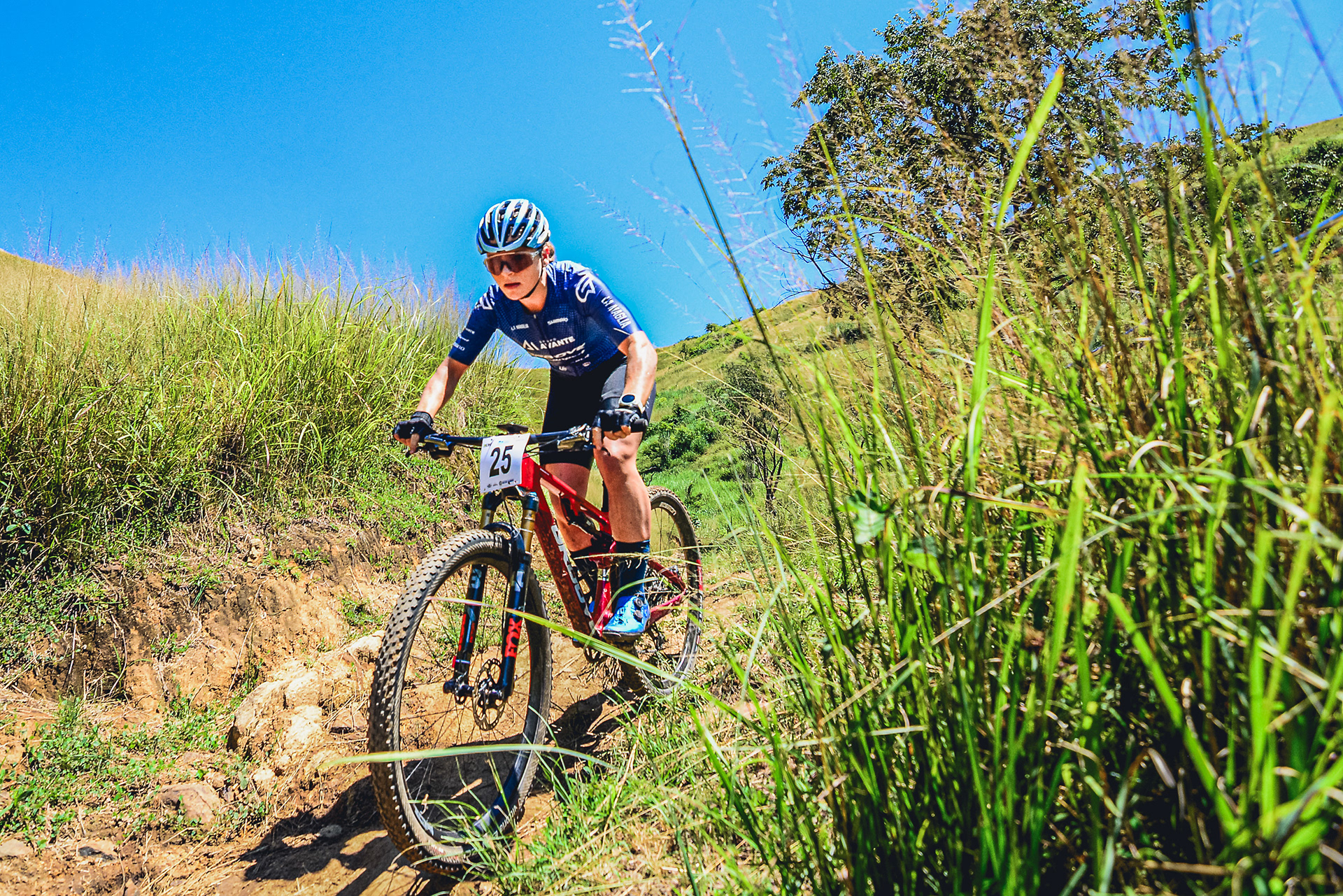 Marcela Lima durante o América Series MTB 2026