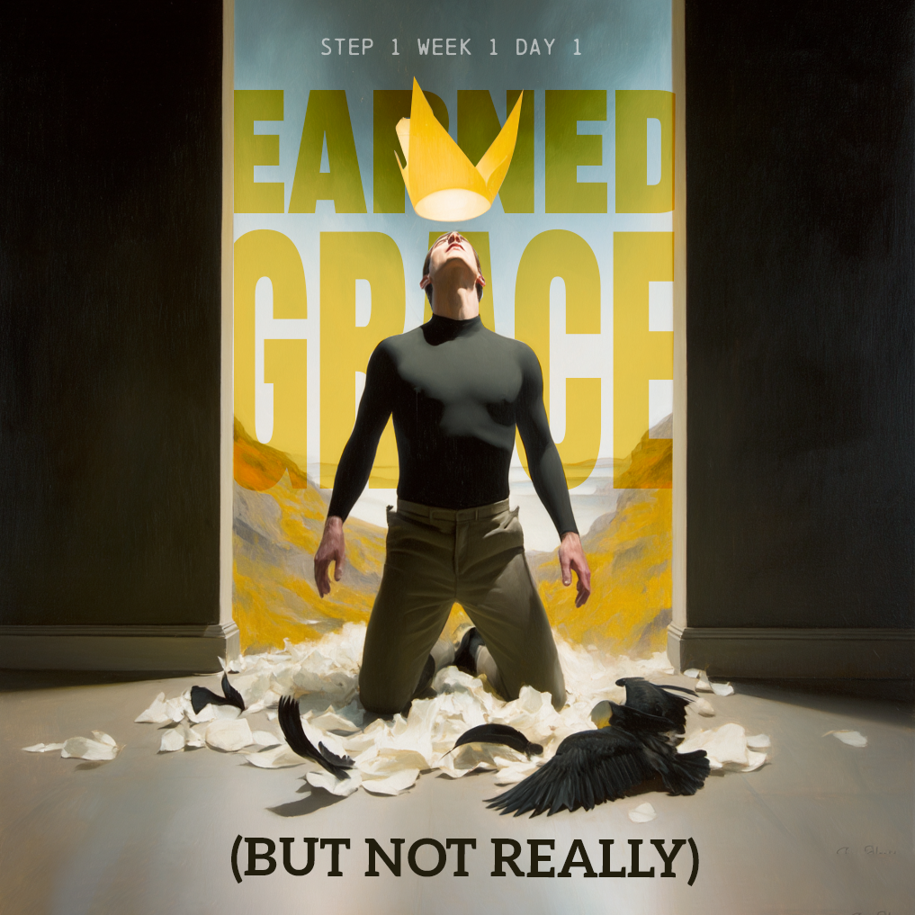 “Earned Grace (But Not Really)” I believed in God— like you believe in gravity. Real, but silent. There, but cold. Expected to hold me but not catch me when I fall. I kept receipts like a Pharisee. Did the work. Did the reading. Checked the box. Starred the margin. Prayed in italics and still felt unseen. You say He crowns me with mercy. I say it slips when I sin. You say He renews like the eagle. I say He clips wings if I fly too low. Still— I keep showing up. Fragile faith in a cracked cup, held in scarred hands that haven’t dropped me yet. Is it belief if it hurts to say it? If it fights my logic, my metrics, my math? Maybe. But if I’ve learned anything— it’s that God’s love isn’t earned. It’s just there. And that’s the scandal of it all.