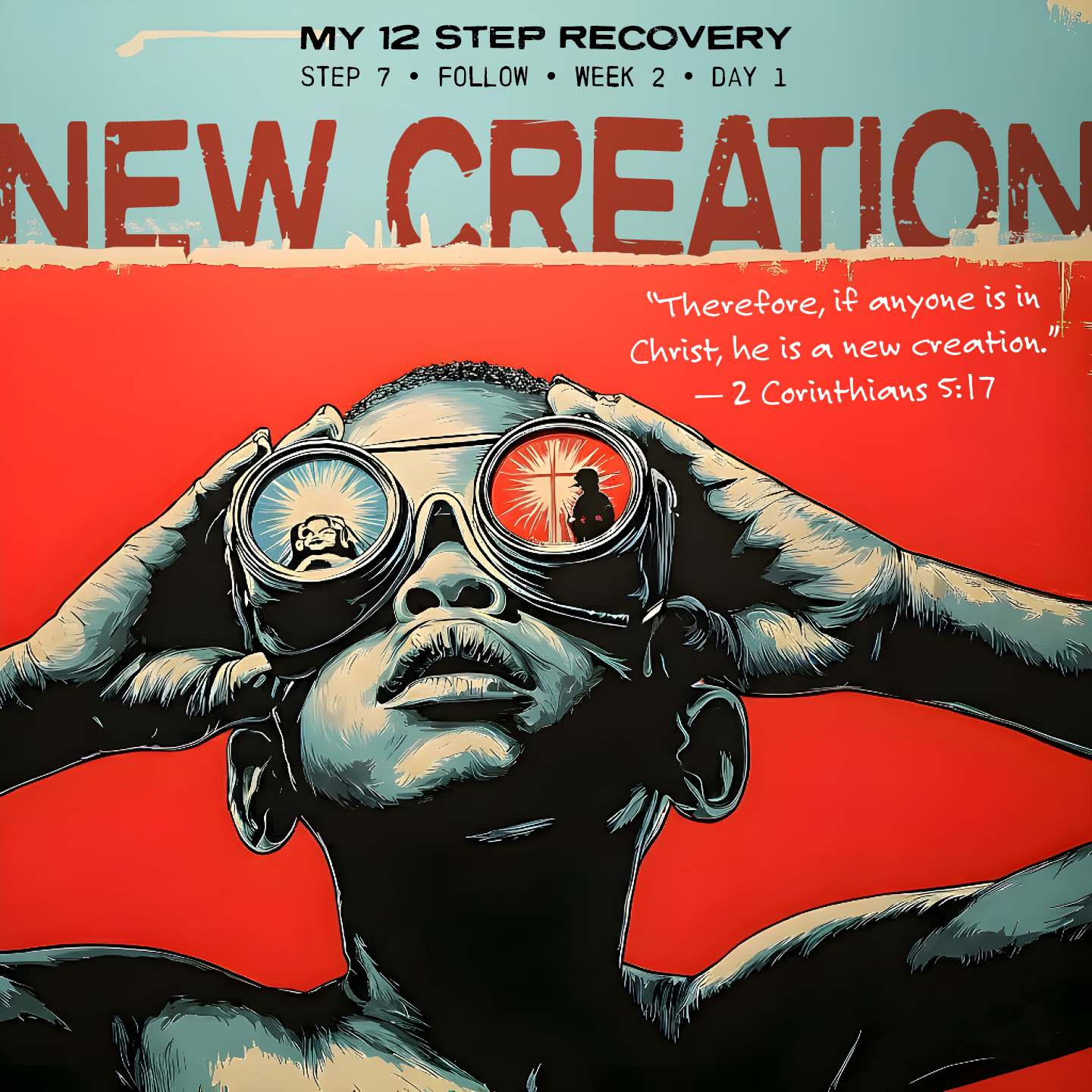The old is gone. The new has come. Christ didn’t just see a sinner — He saw a son. My worth isn’t earned; it’s revealed through grace.