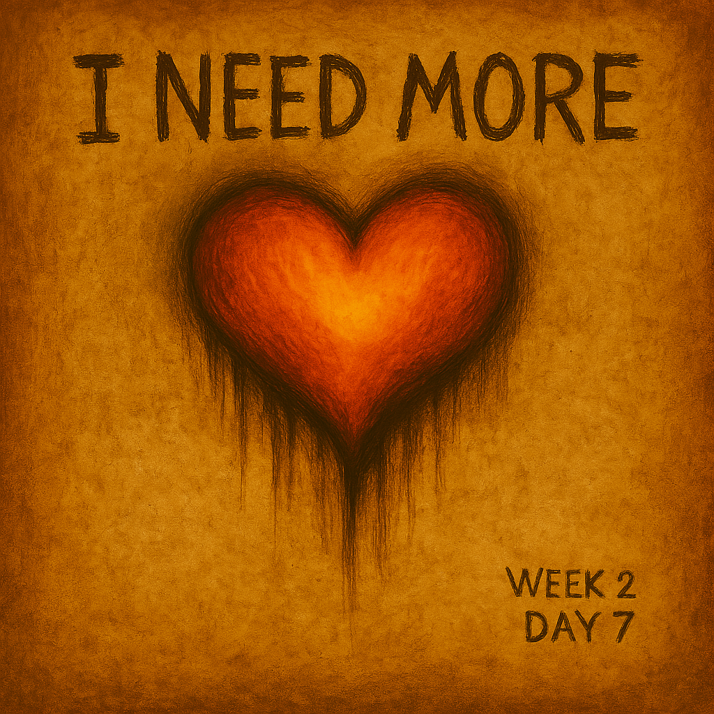I need more from you, so I pray more to you. I expect great results.