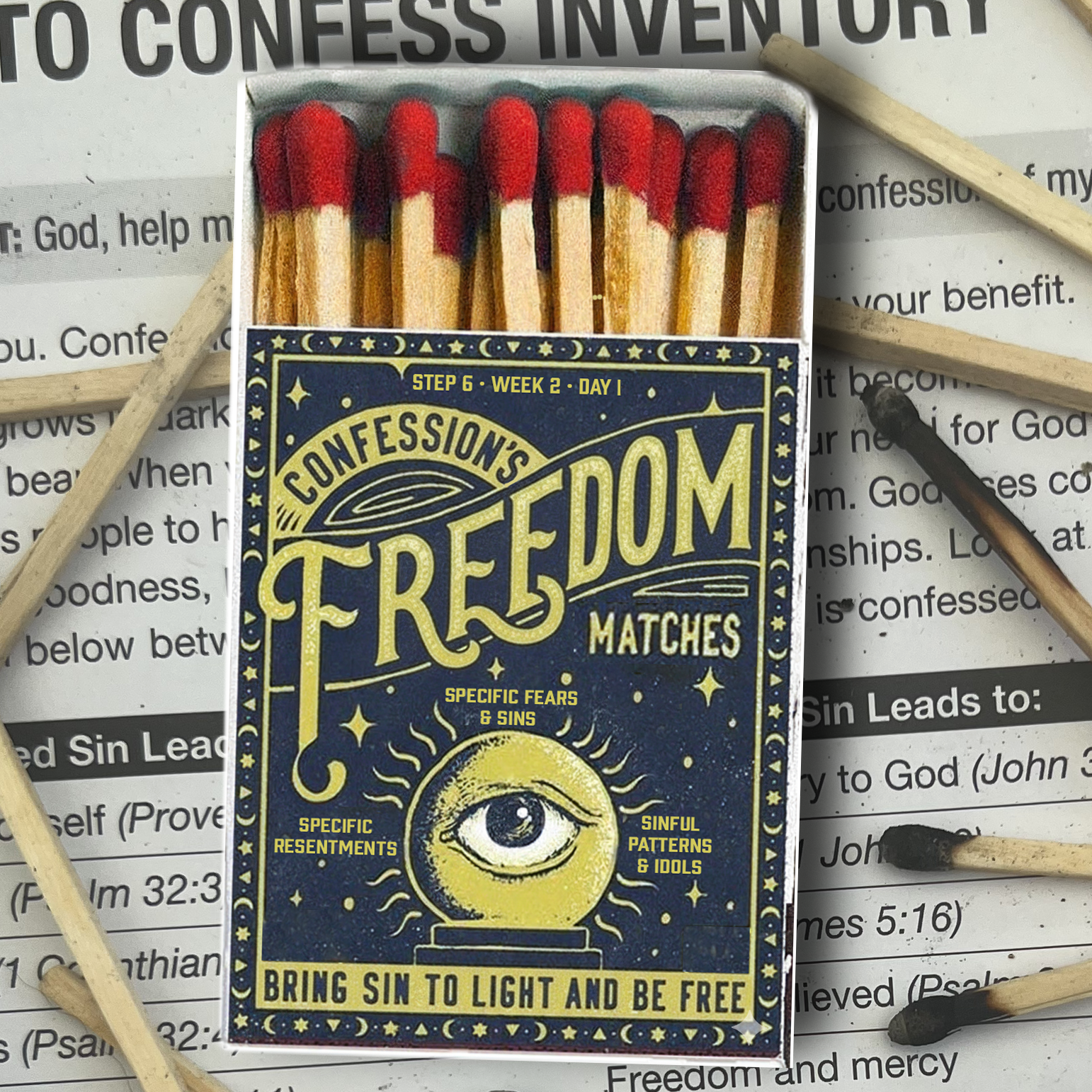 When sin hides in the dark, it grows heavier. But when you bring it into the light, chains break and healing begins. Confession isn’t about shame—it’s about freedom. Strike the match, expose the lie, and let God’s mercy set you free.