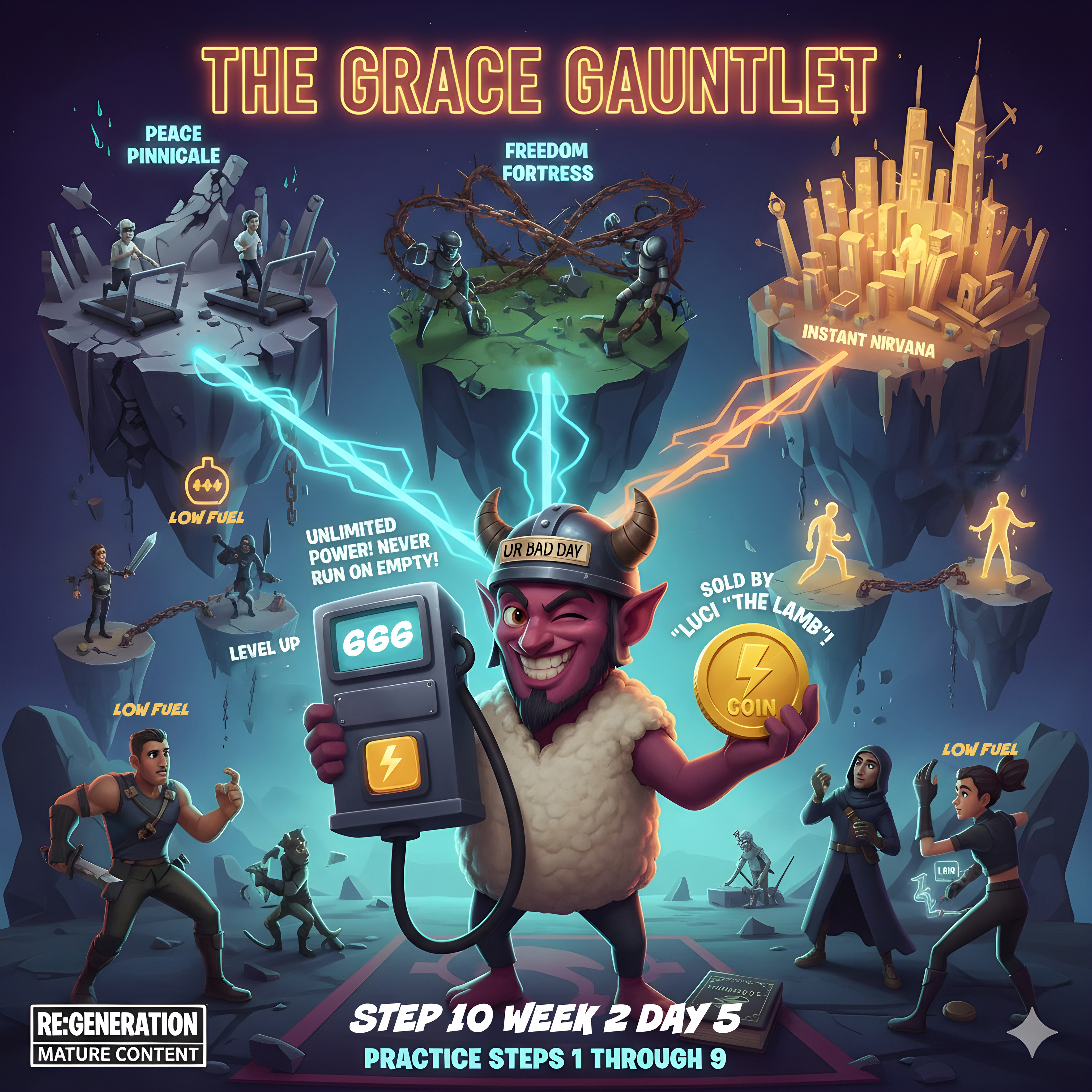 Shortcuts promise power. Grace builds endurance.