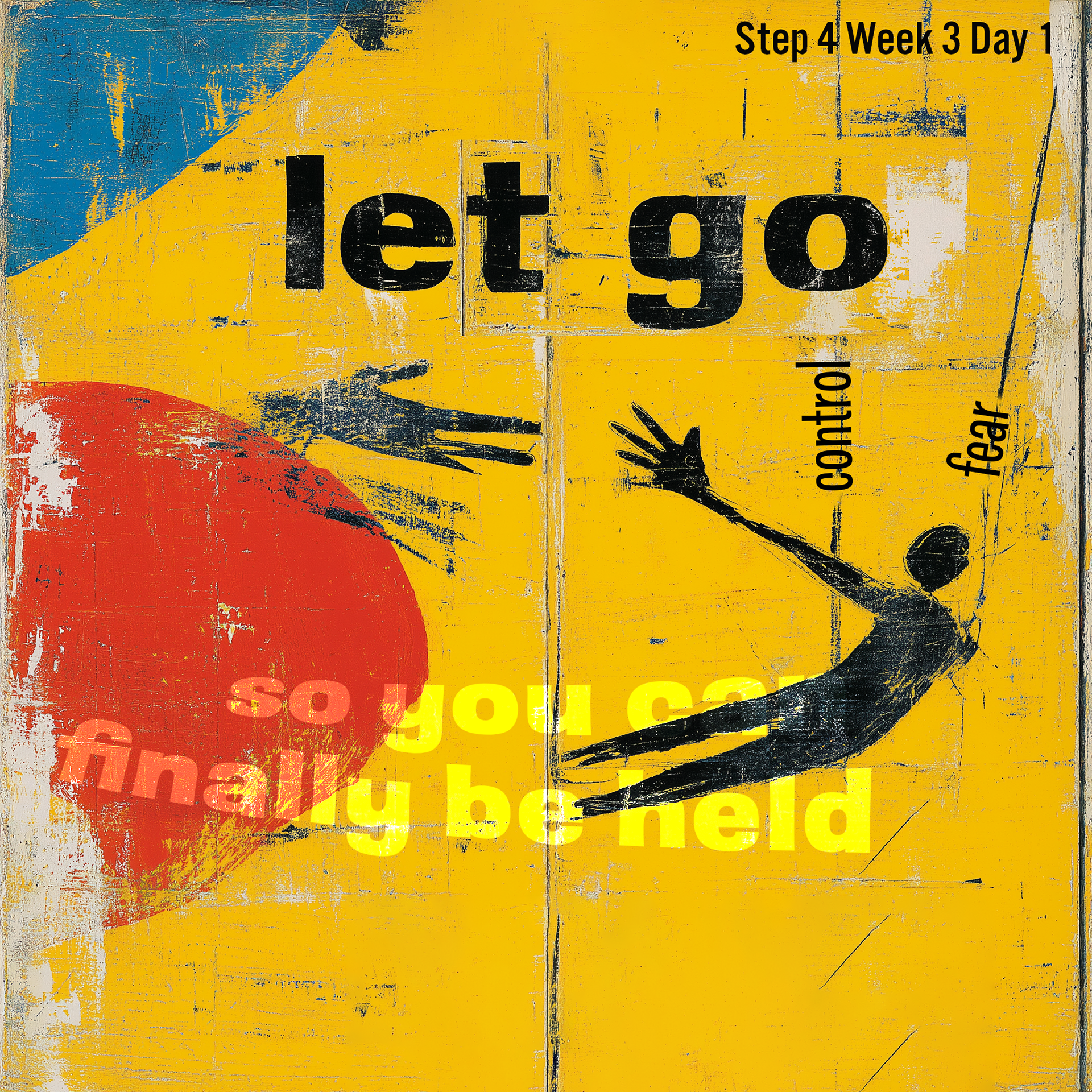 You’ve clung to control so tightly your fingers forgot how to feel grace. But healing doesn’t happen through a stranglehold. It happens when your hands open. Let go. Of the fear that lied. Of the control that failed. Of the belief that God won’t catch you. Let go— so you can finally be held. (Romans 8:37)