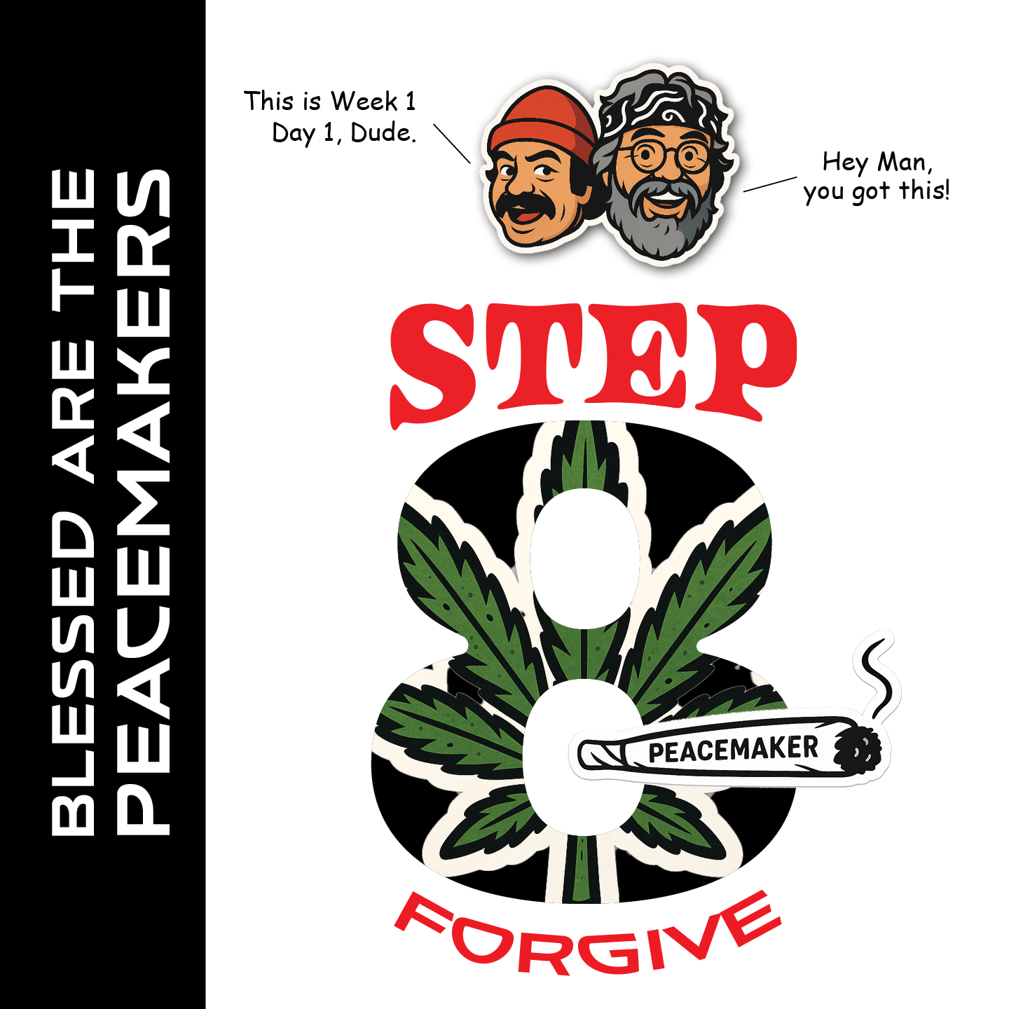 Forgiveness isn’t a feeling — it’s peace in motion.  God made the first move toward me, even when I didn’t deserve it.  Now it’s my turn to pass that peace forward.