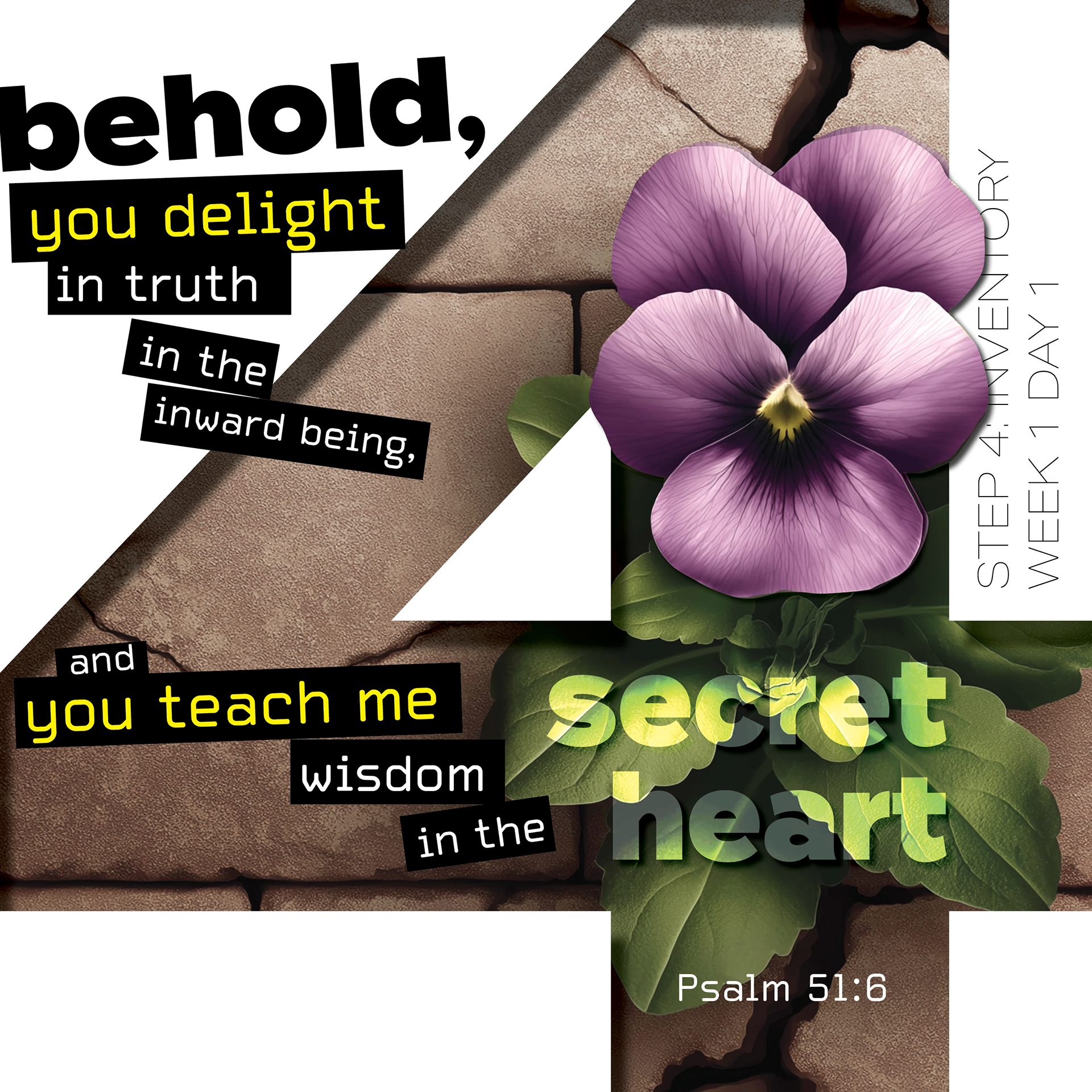 God isn’t after appearances. He looks past the surface, sees through the cracks. It’s in the broken, hidden places He plants truth— and from the rubble, wisdom takes root.