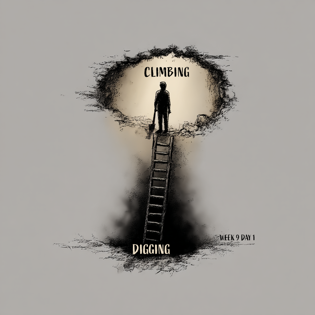 I refuse to dig any deeper. Today, I’m building steps instead. Small, structured choices. One breath, one step at a time. If I did it before, I can do it again.