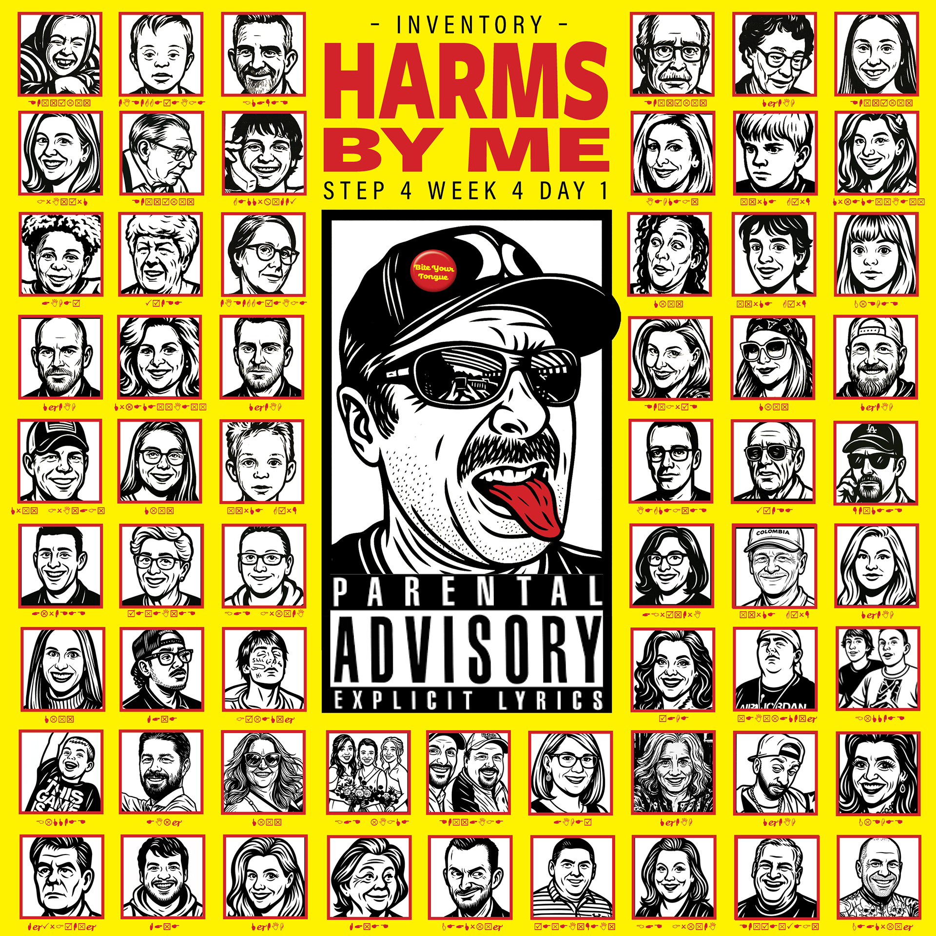 Every face has a story. And behind their eyes is the echo of what I did. Words I said. Love I withheld. Trust I shattered. Some I wounded with silence. Some with pride. Some never even knew. But God did. I bit my tongue, but it didn’t stop the bleeding. Didn’t undo the harm. Didn’t make it right. This is the wreckage. Step 4 is staring it in the face—and not looking away.