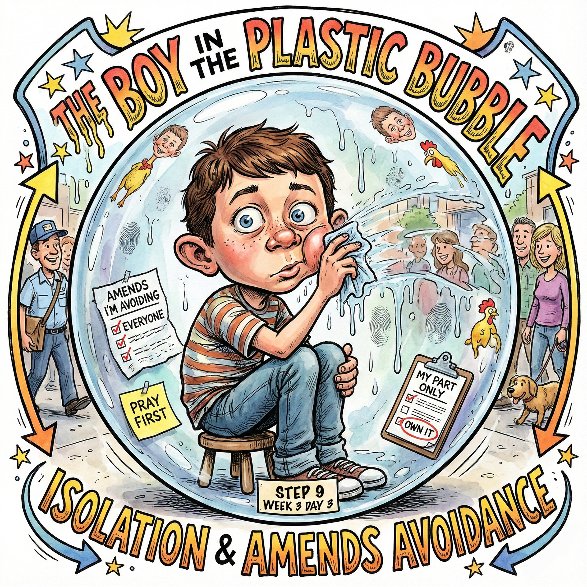 What, me worry? Condensation, confusion, and a list of amends I keep pretending I can’t read.